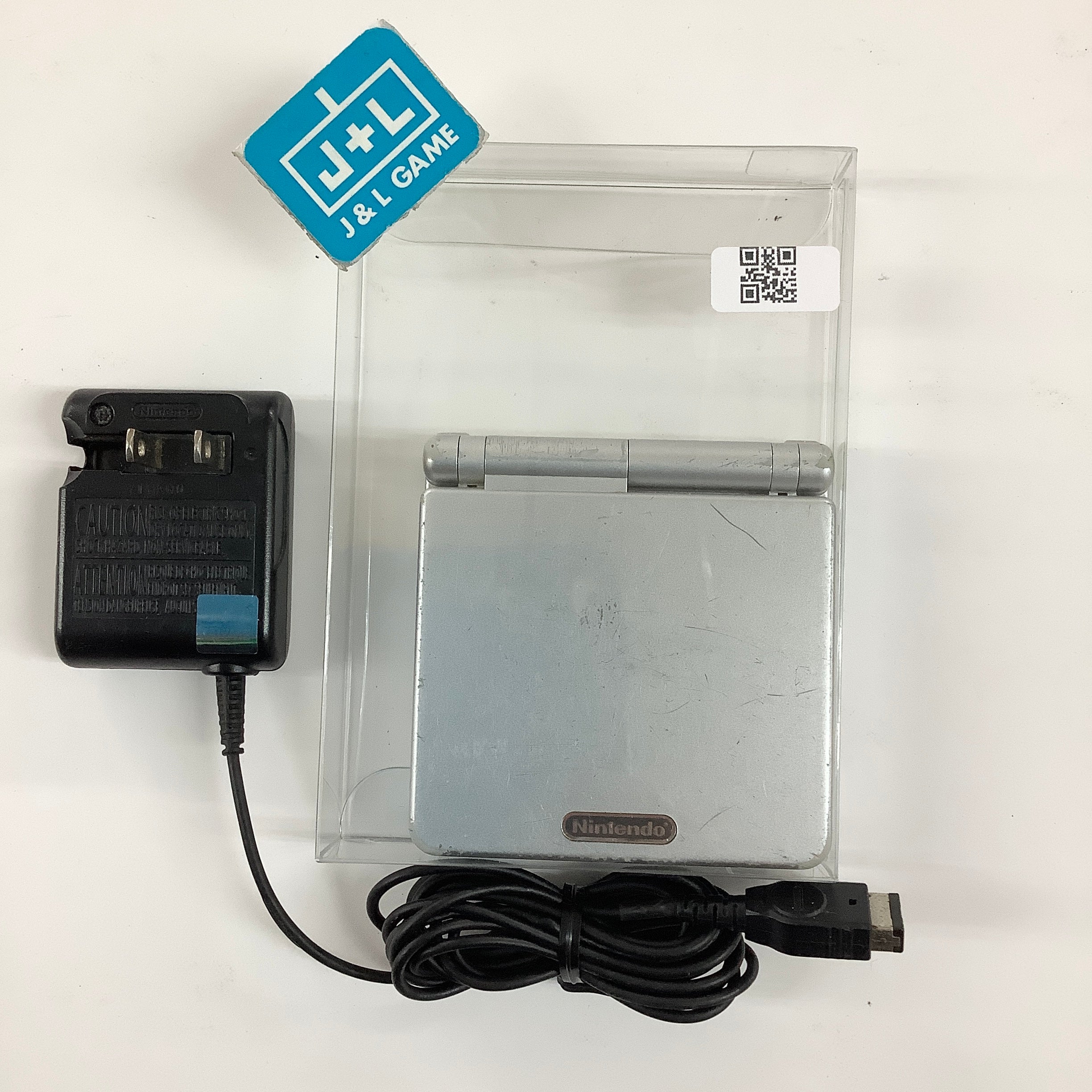 Nintendo Game Boy Advance SP Console AGS-001 (Silver) - (GBA) Game Boy Advance SP [Pre-Owned]
