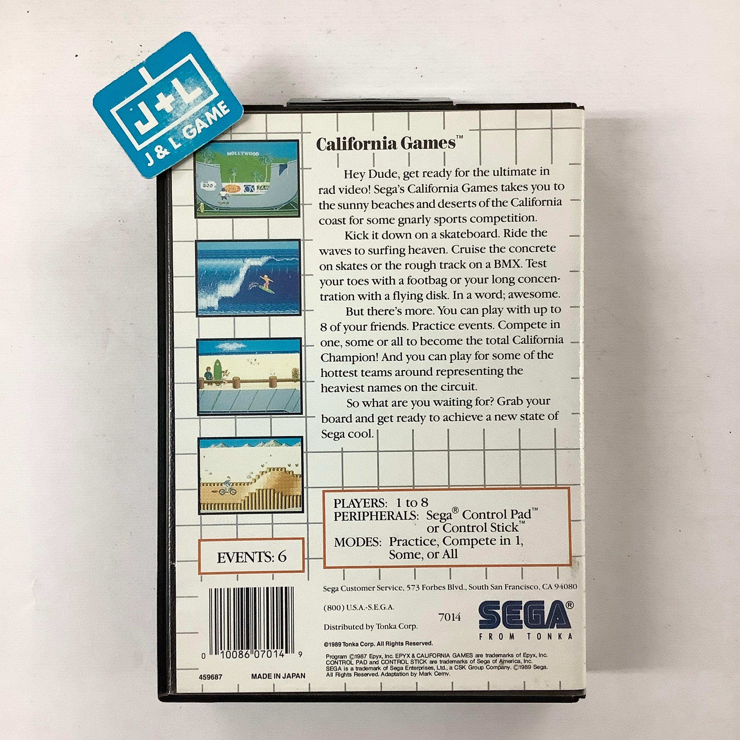 California Games - SEGA Master System [Pre-Owned] Video Games Sega   
