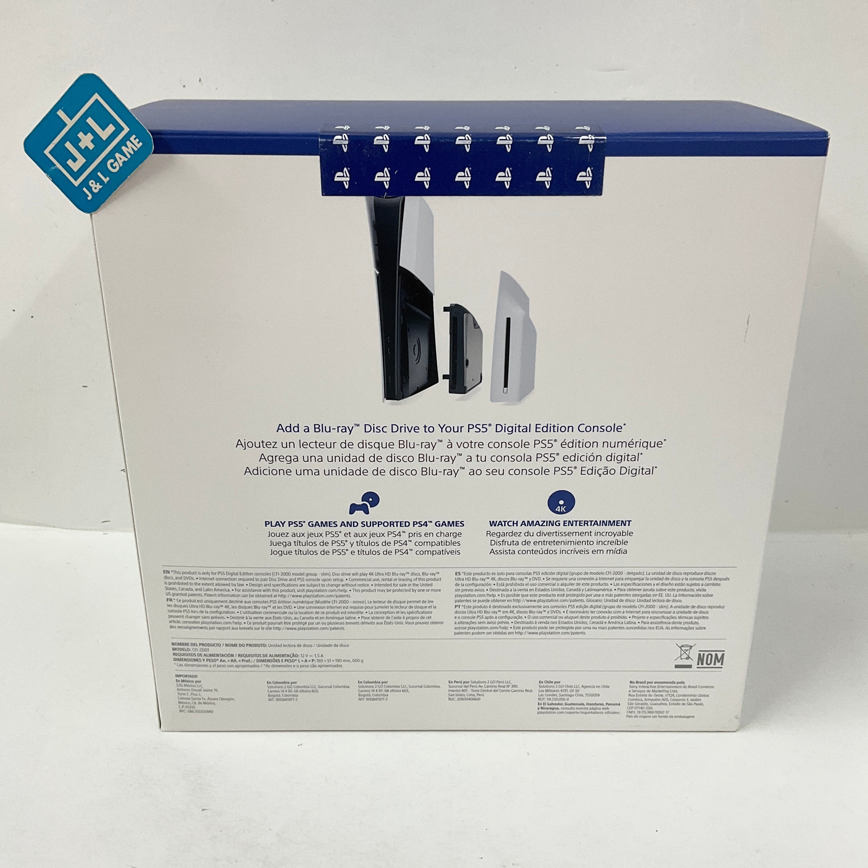SONY Disc Drive for PlayStation 5 Digital Edition Consoles - (PS5