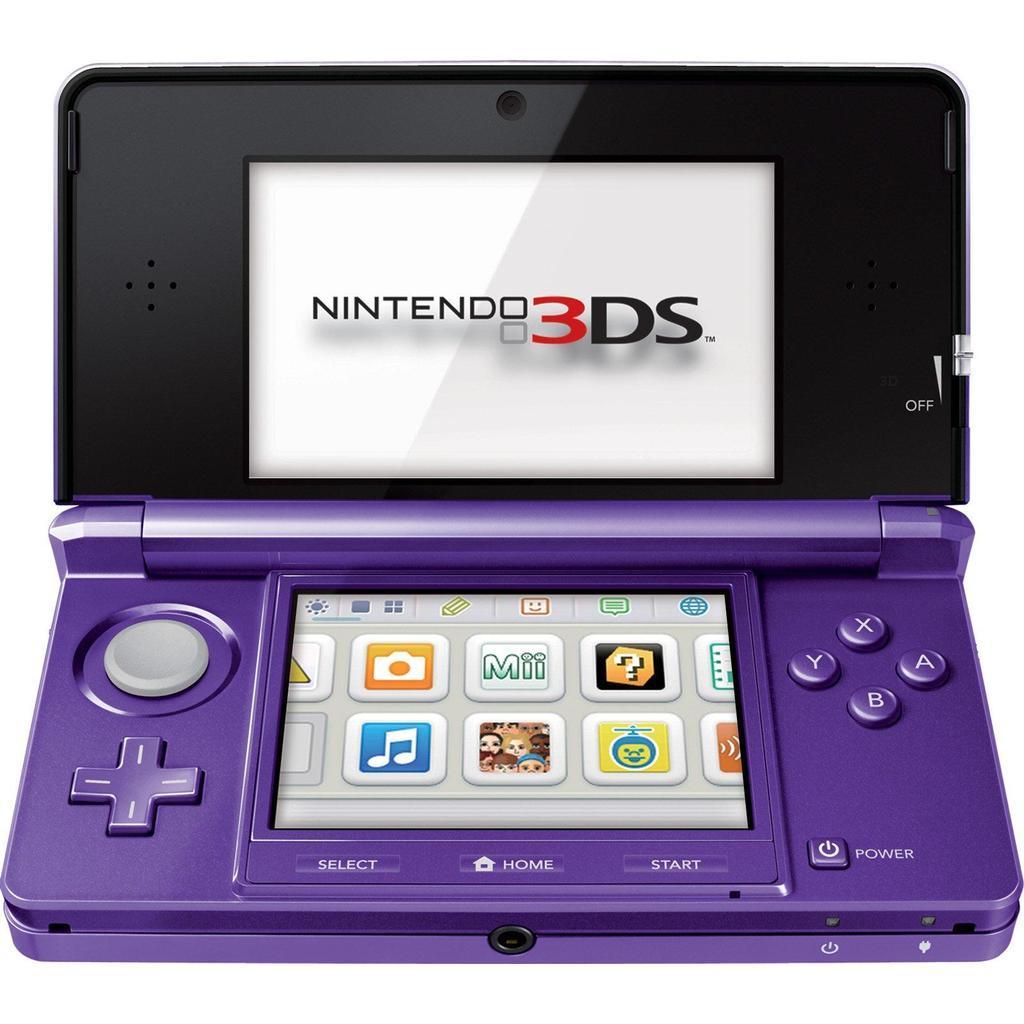 Nintendo 3DS Console (Midnight Purple) - Nintendo 3DS Consoles Nintendo