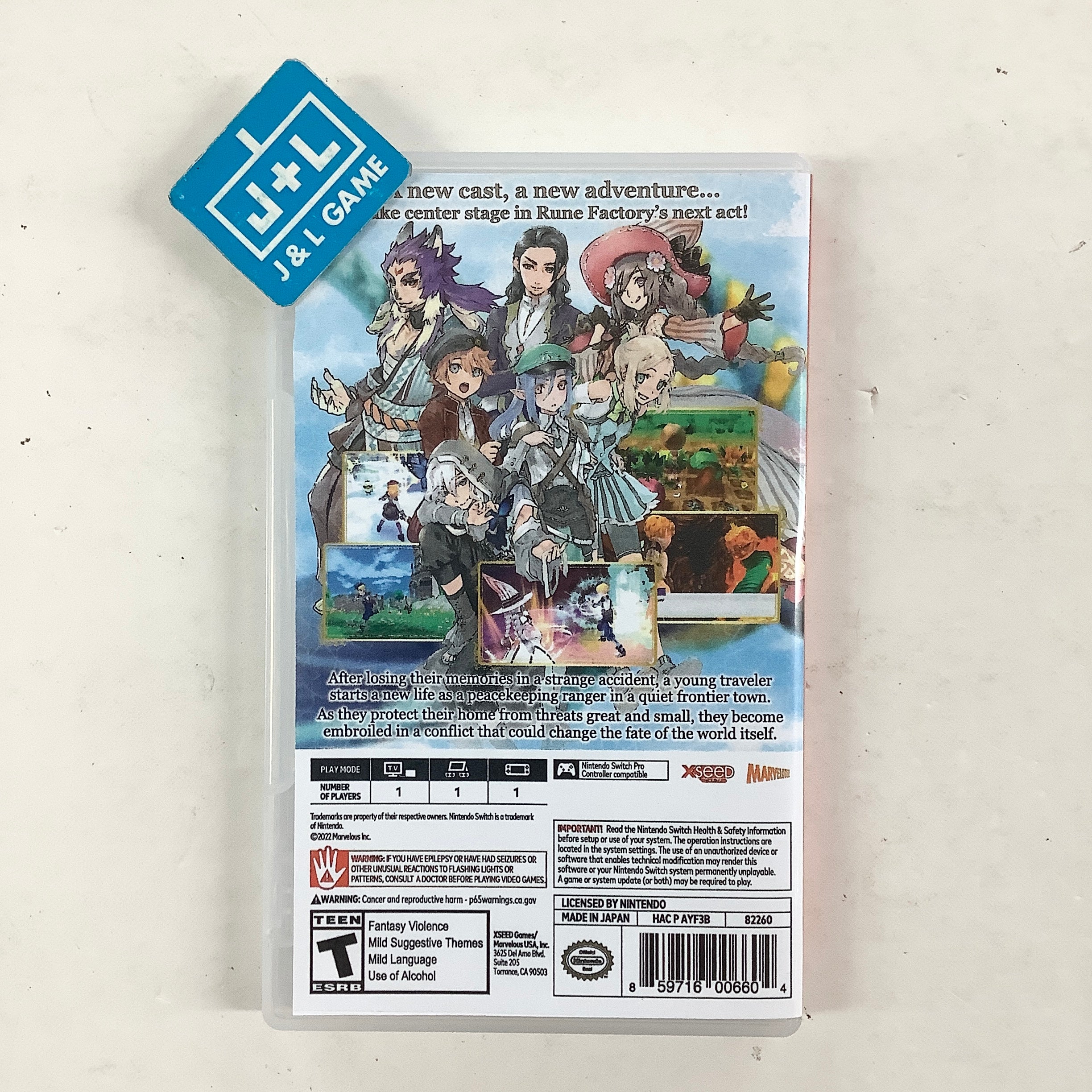 Rune Factory 5 - (NSW) Nintendo Switch [Pre-Owned] Video Games XSEED Games