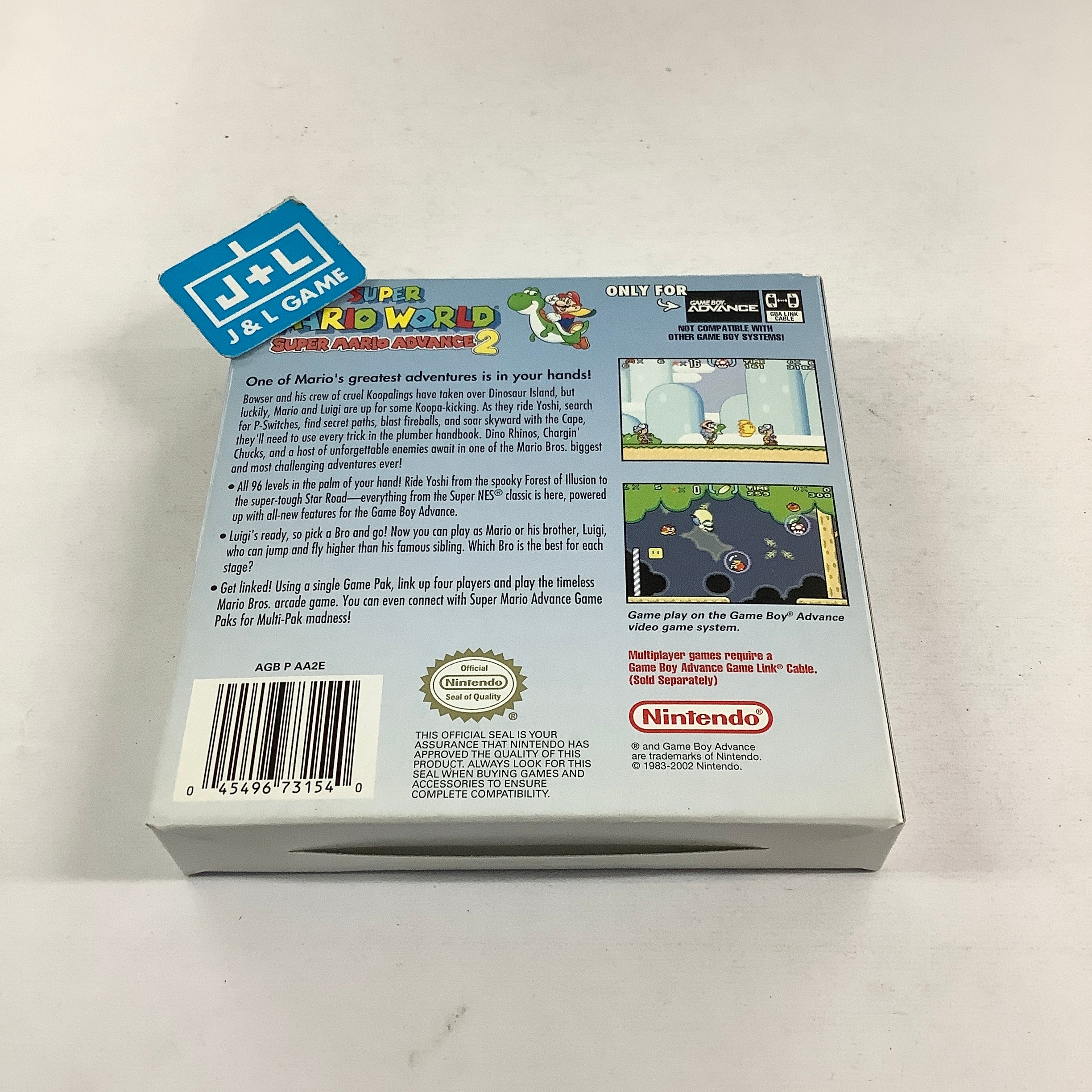 Super Mario World: Super Mario Advance 2 - (GBA) Game Boy Advance [Pre-Owned] Video Games Nintendo