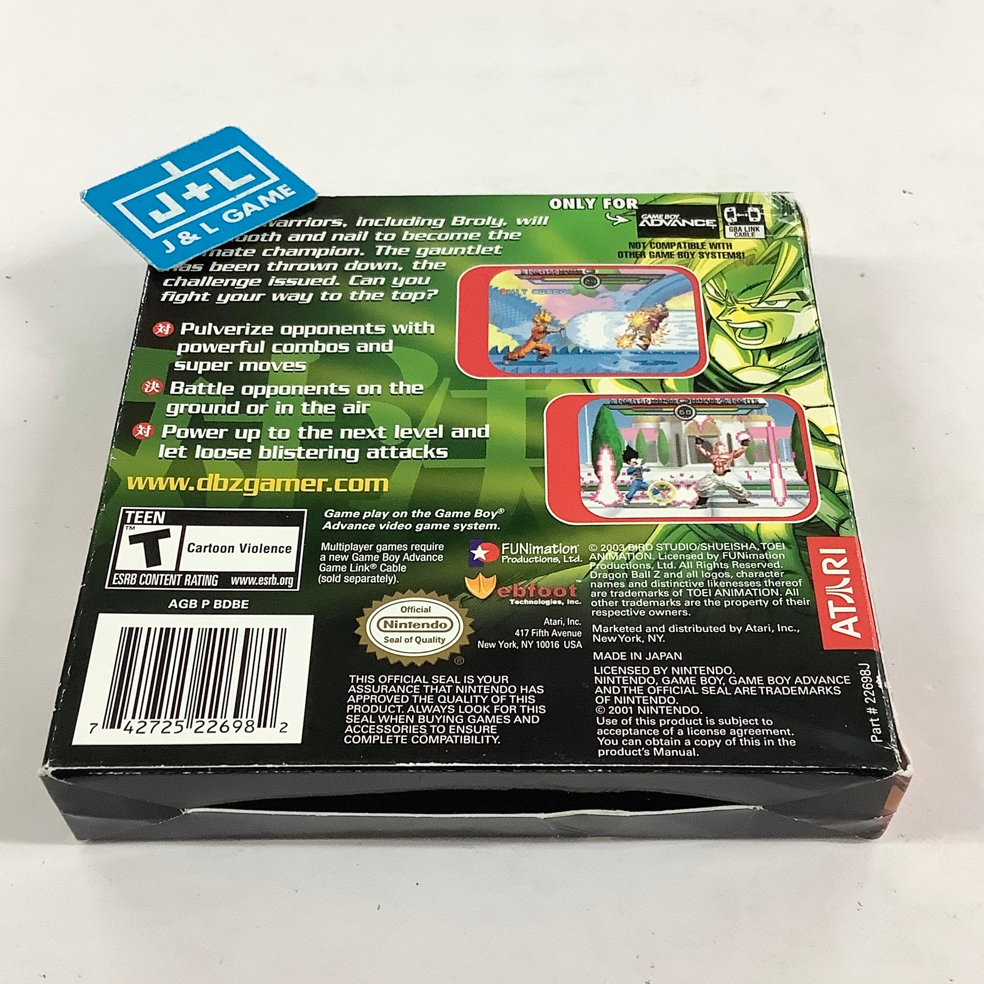 Dragon Ball Z: Taiketsu - (GBA) Game Boy Advance [Pre-Owned] Video Games Atari SA