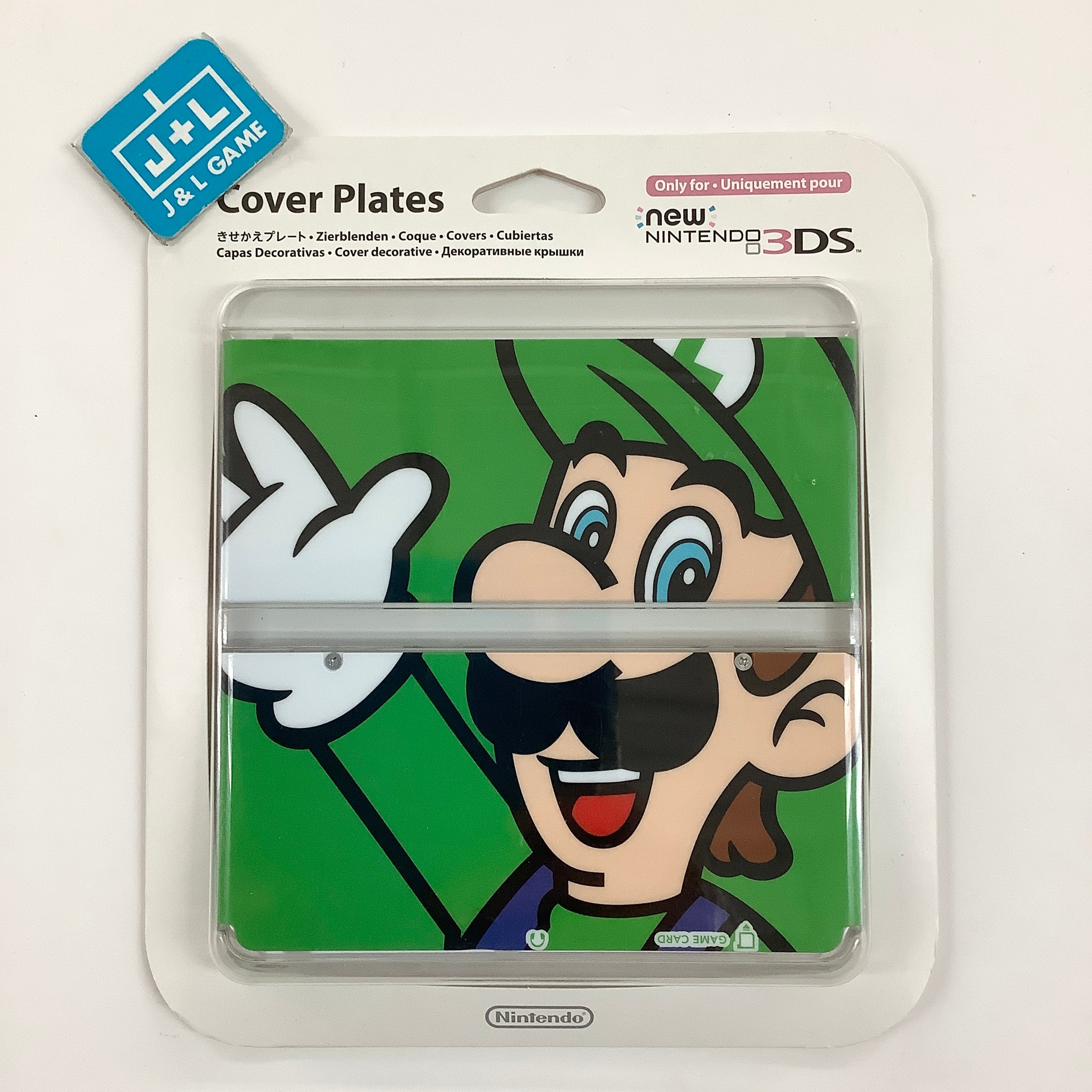 New Nintendo 3DS Cover Plates No.002 (Luigi) - New Nintendo 3DS (Japanese Import)