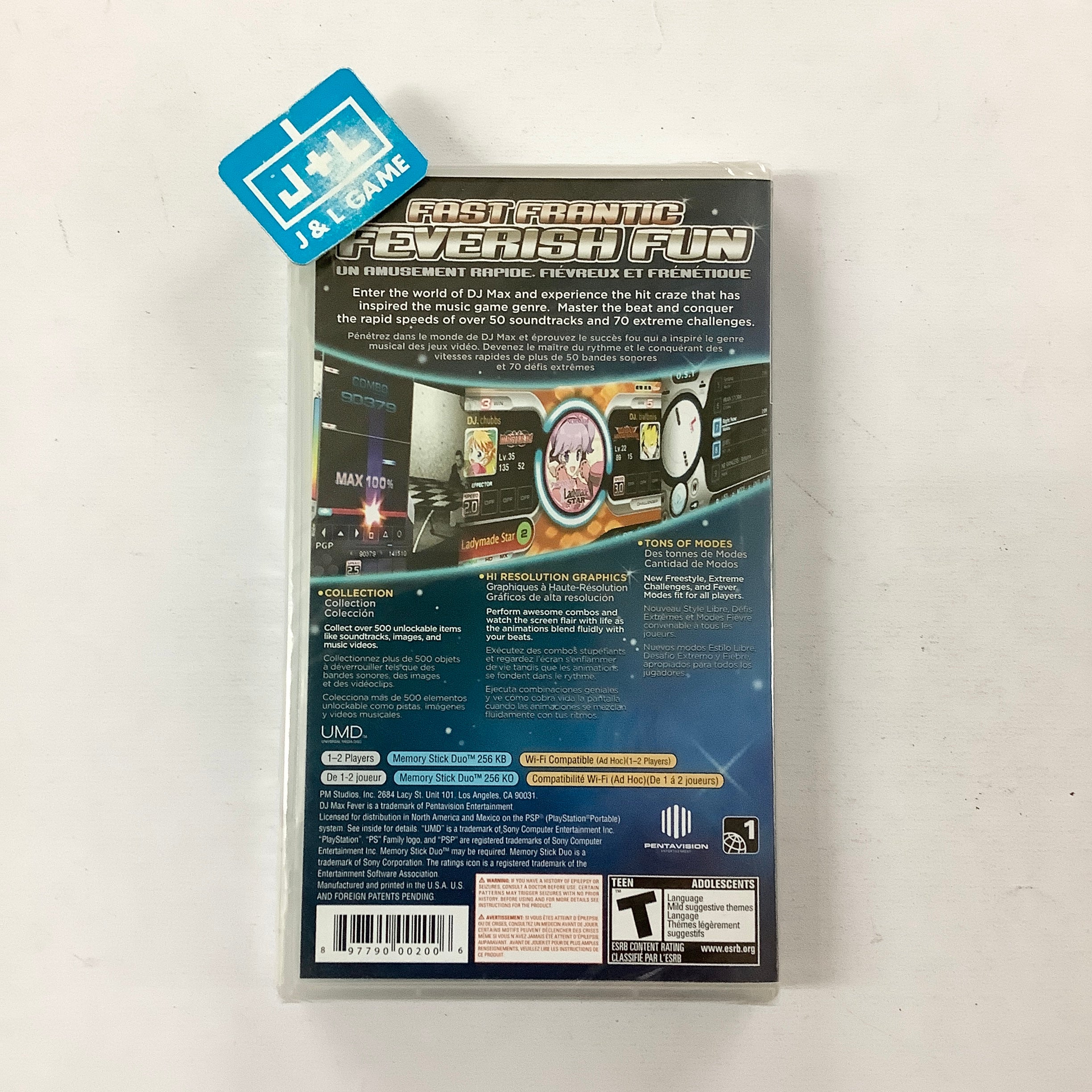 DJ Max Fever - Sony PSP | J&L Game
