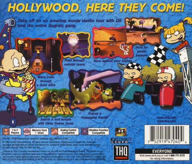 Rugrats: Studio Tour - (PS1) PlayStation 1 [Pre-Owned]