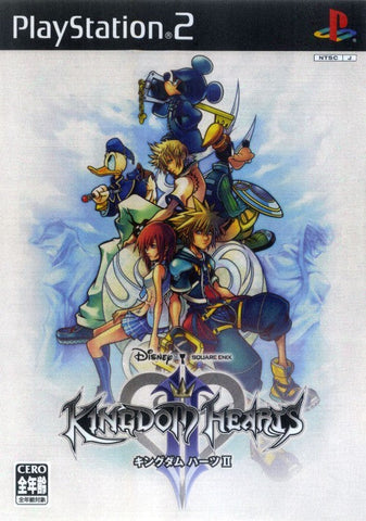 Kingdom Hearts II - (PS2) PlayStation 2 [Pre-Owned] (Japanese Import) Video Games Square Enix   
