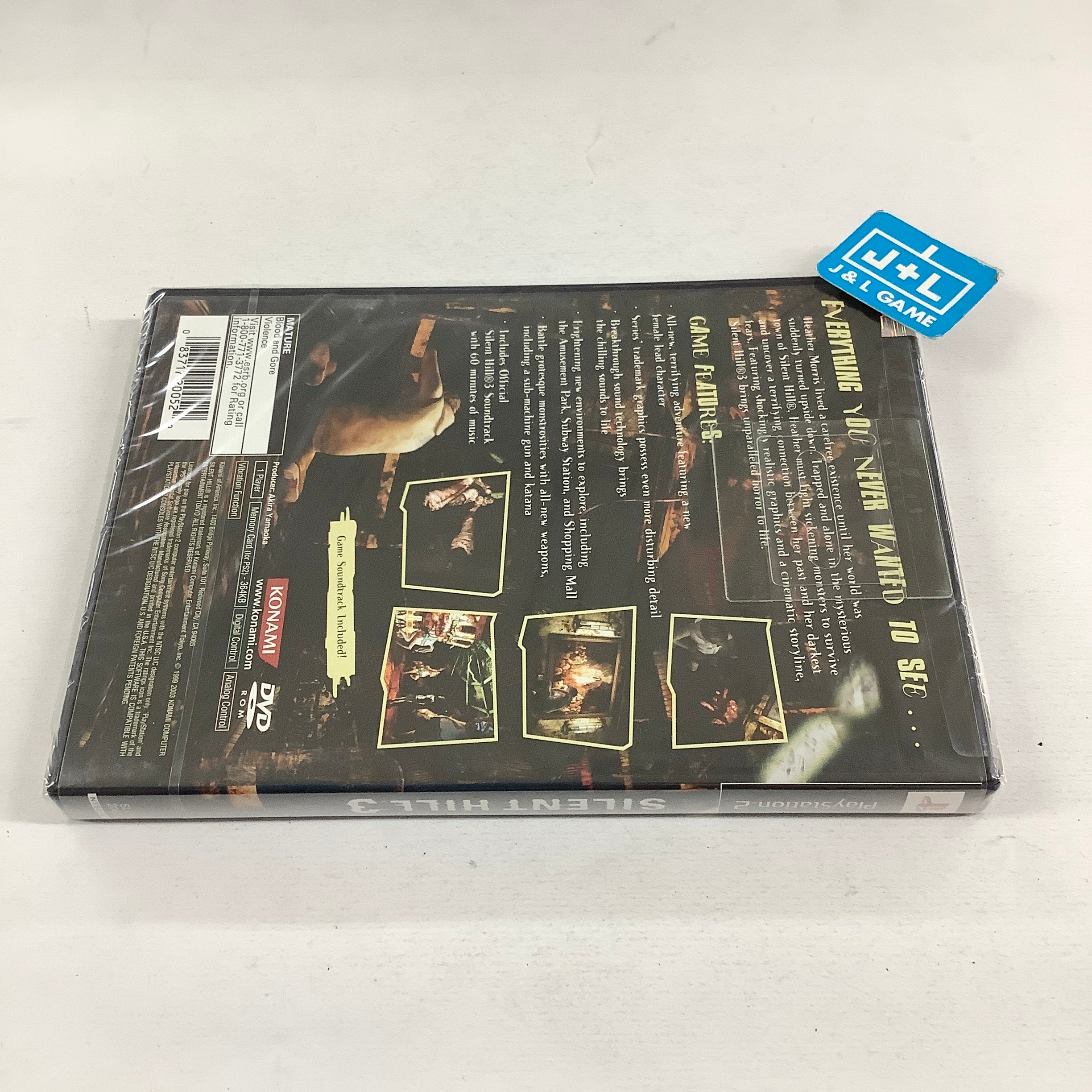 Silent Hill 3 - (PS2) PlayStation 2 Video Games Konami