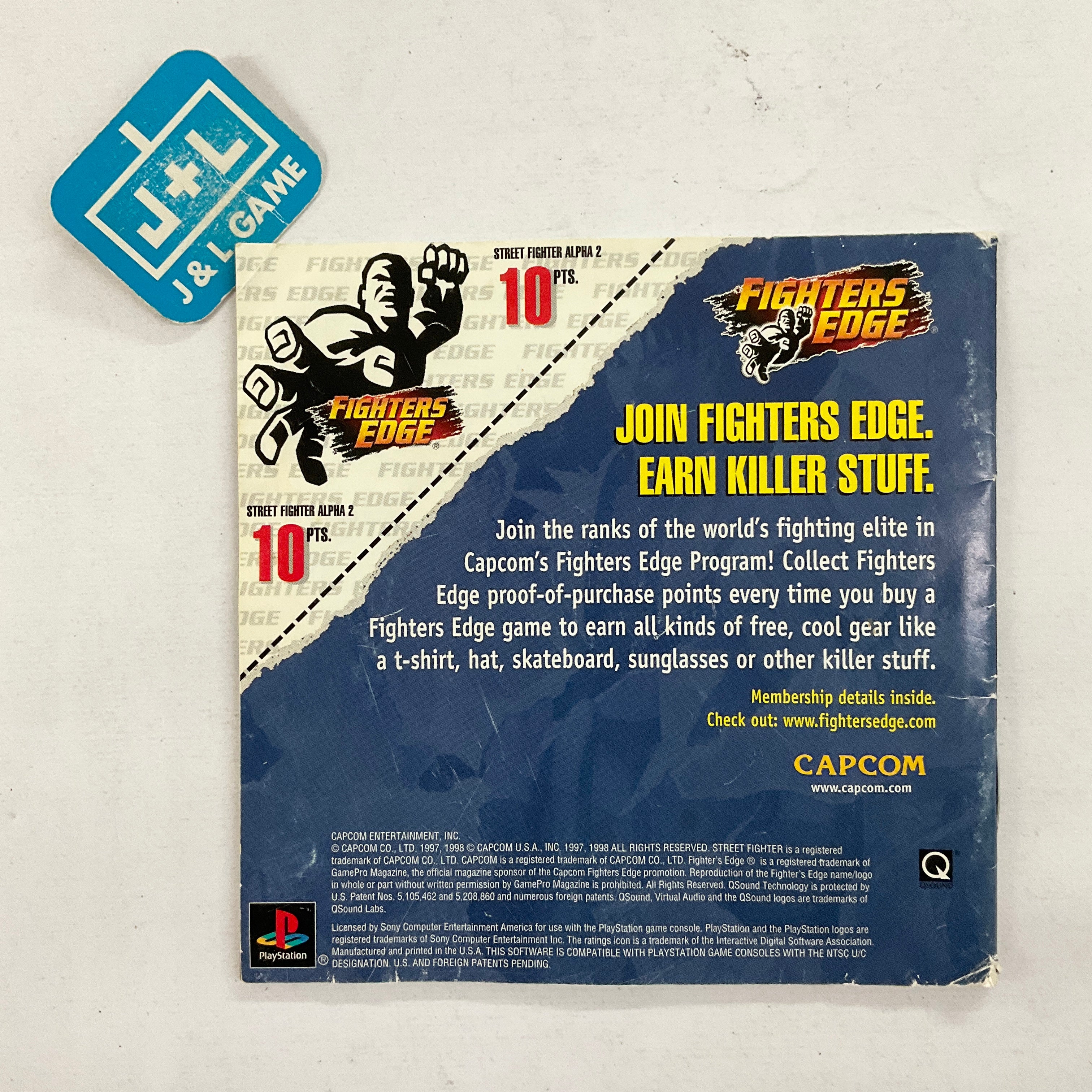Street Fighter Alpha 2 (Fighter's Edge) - (PS1) PlayStation 1 [Pre-Own ...