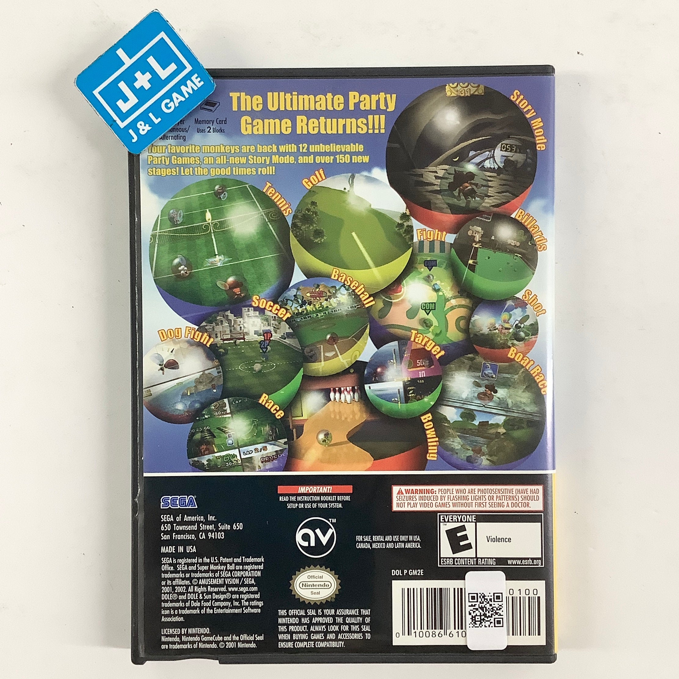 Super Monkey Ball 2 (Player's Choice) - (GC) GameCube [Pre-Owned] Video Games Sega