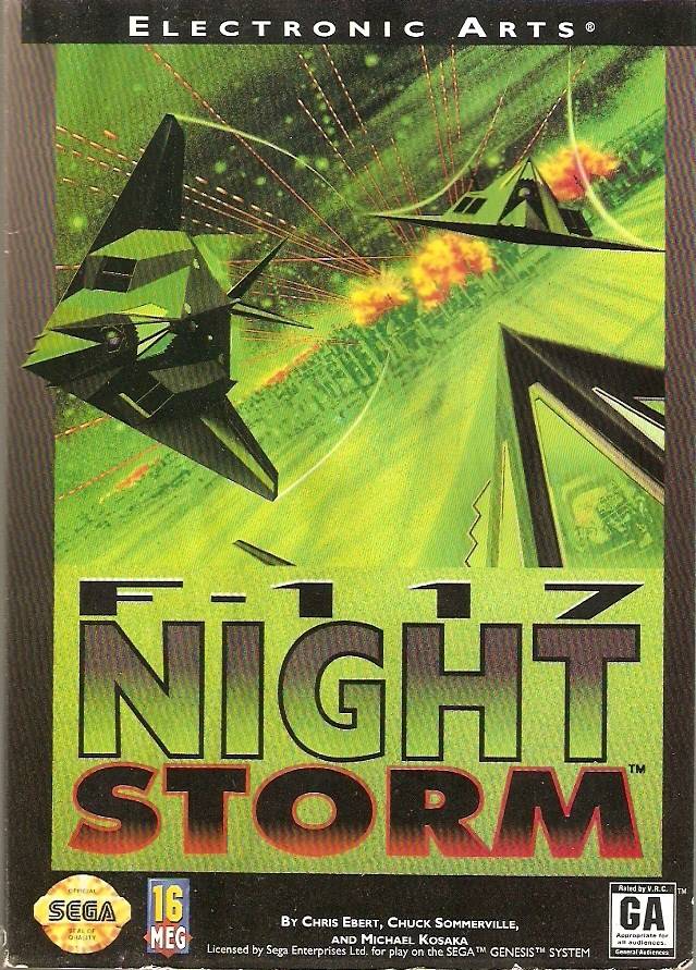 F-117 Night Storm - (SG) SEGA Genesis [Pre-Owned]