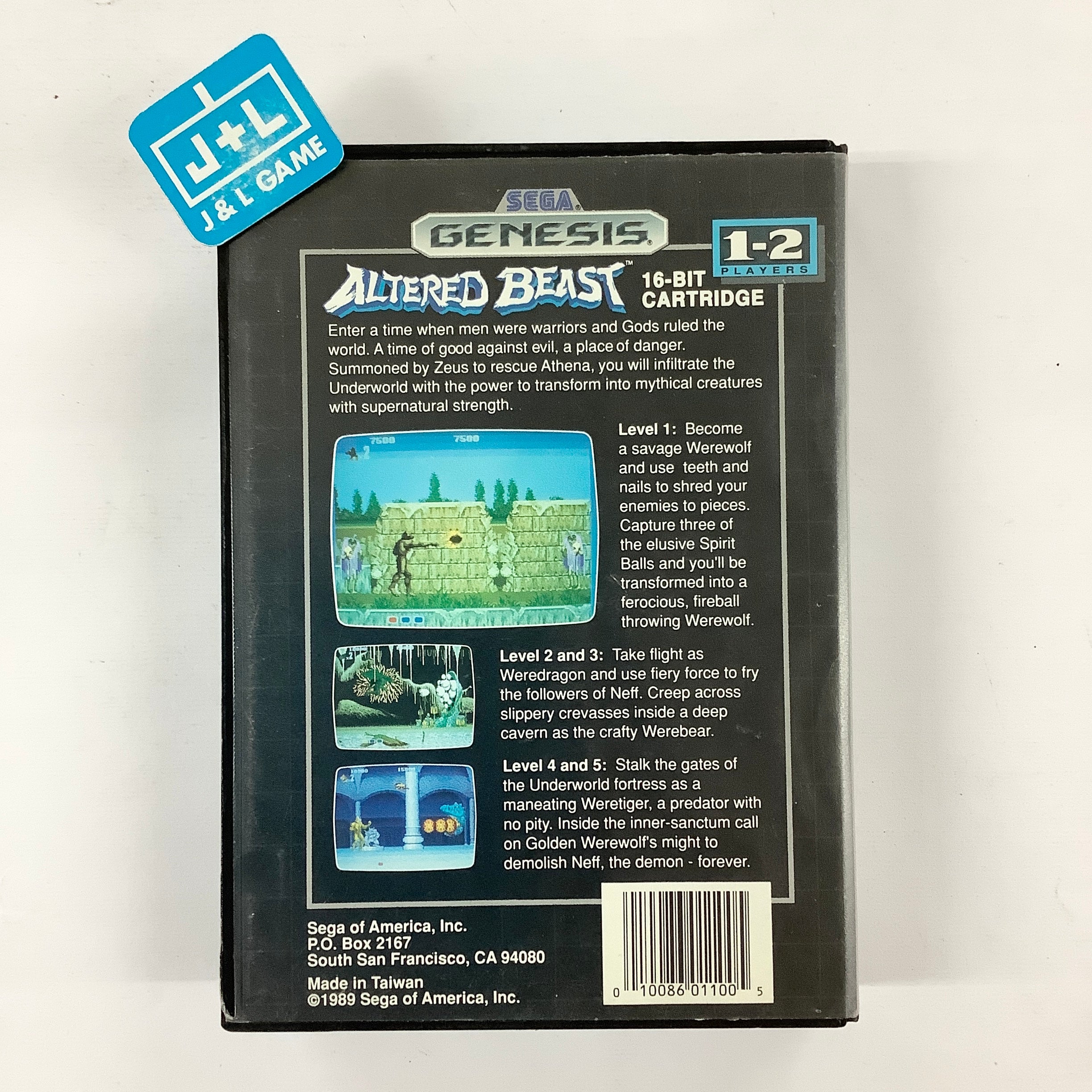 Altered Beast - (SG) Sega Genesis [Pre-Owned] Video Games SEGA   