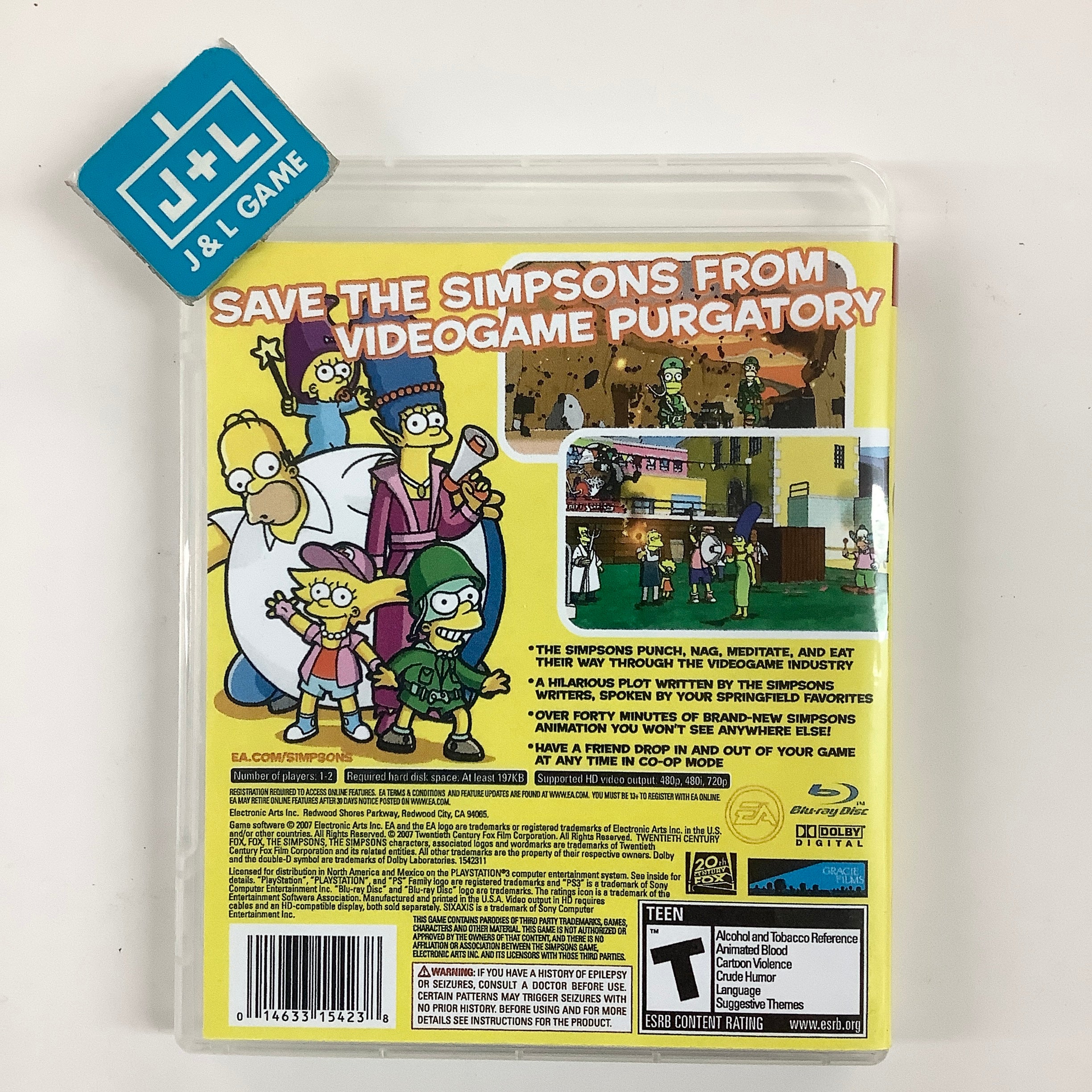 The Simpsons Game - (PS3) PlayStation 3 [Pre-Owned] Video Games EA Games