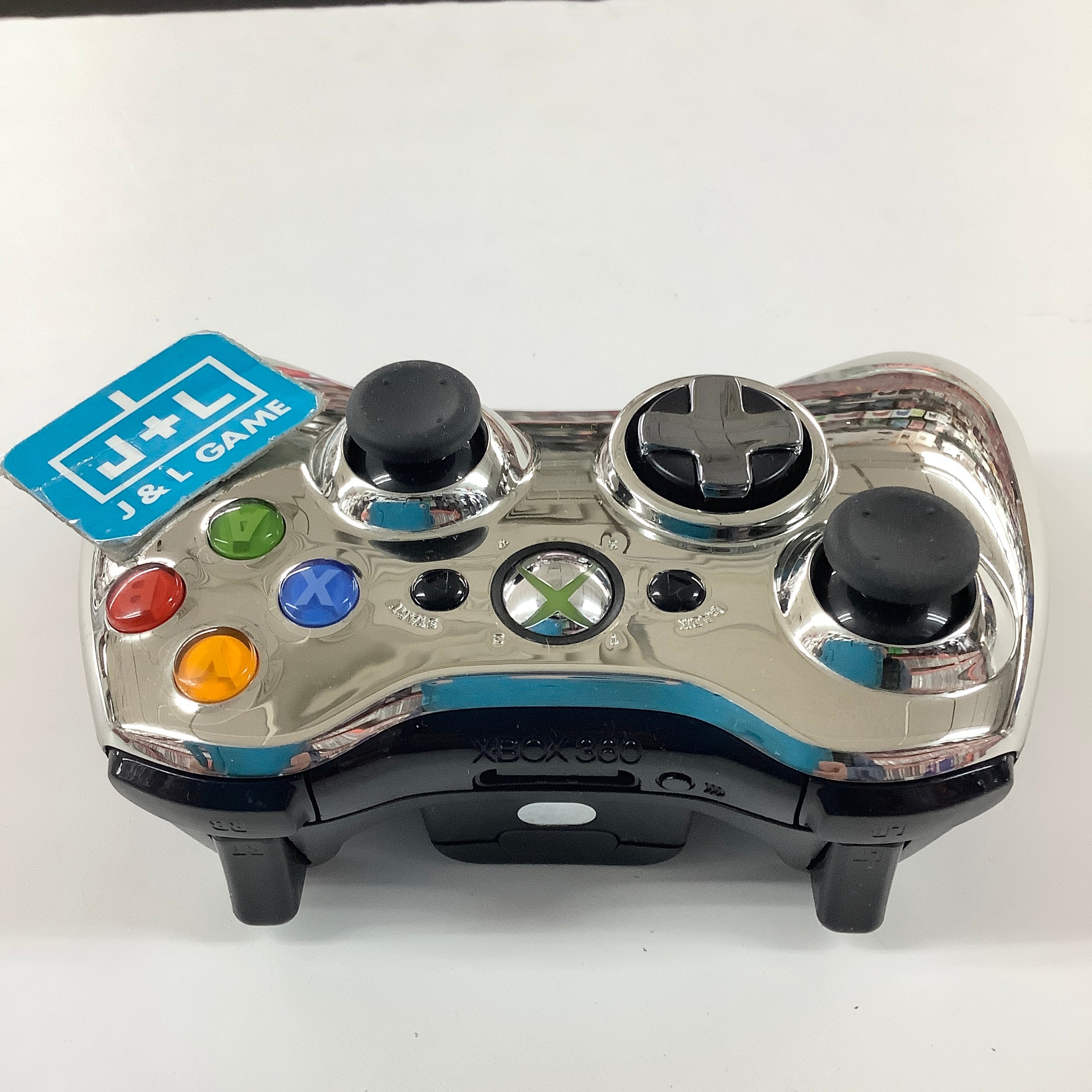 Microsoft Xbox 360 Wireless Controller - Chrome Silver - Xbox 360 [Pre-Owned] Accessories Microsoft