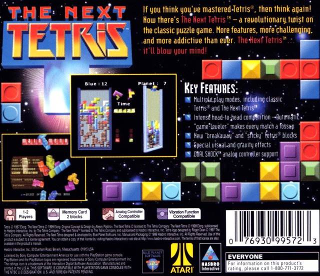 Lot 2 Jeux Tetris - PS1 Loose Version Française PlayStation Lot 2 Jeux Tetris - PS1 Loose Version Française PlayStation
