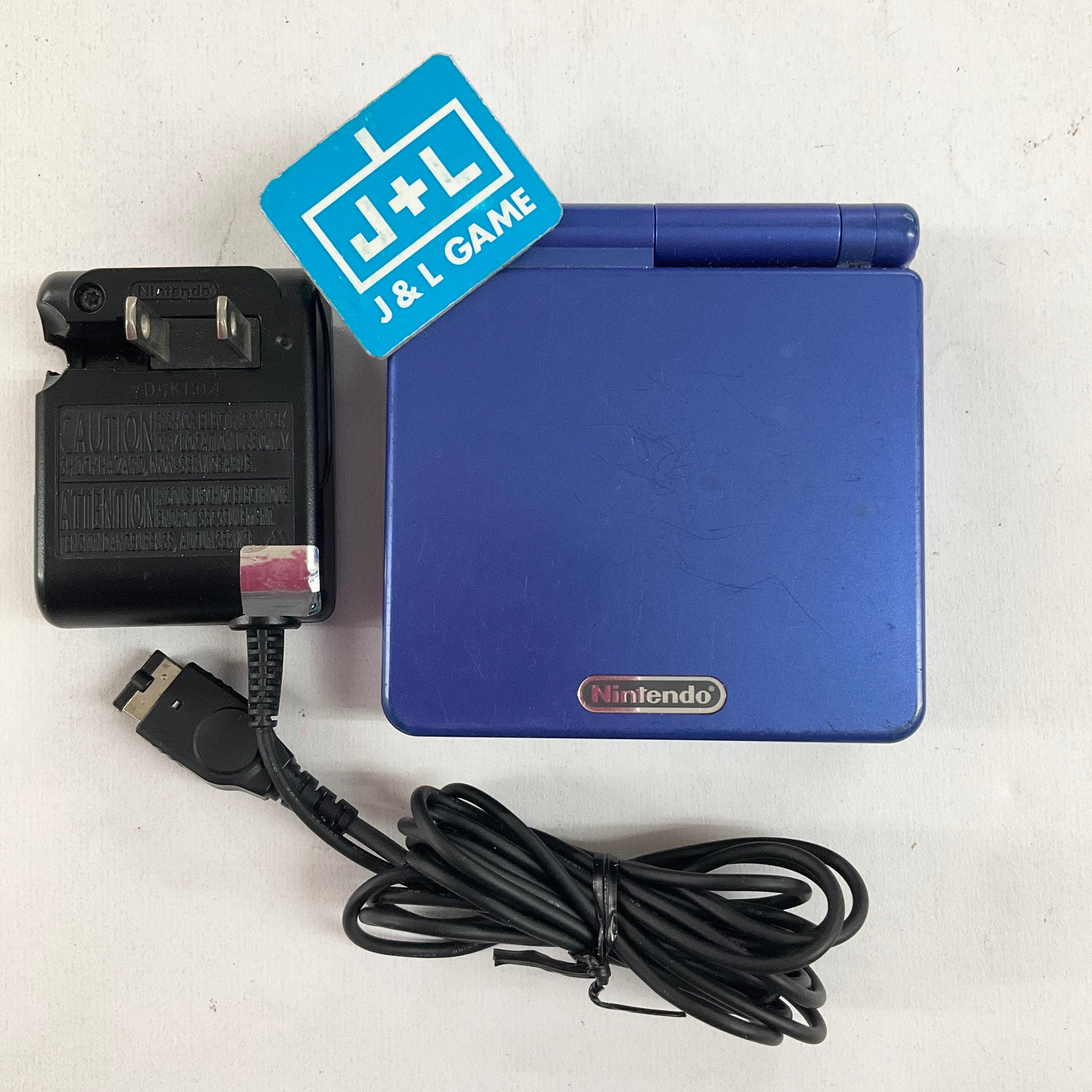 Nintendo Game Boy Advance SP Console AGS-001 (Blue) - (GBA) Game Boy Advance SP [Pre-Owned]