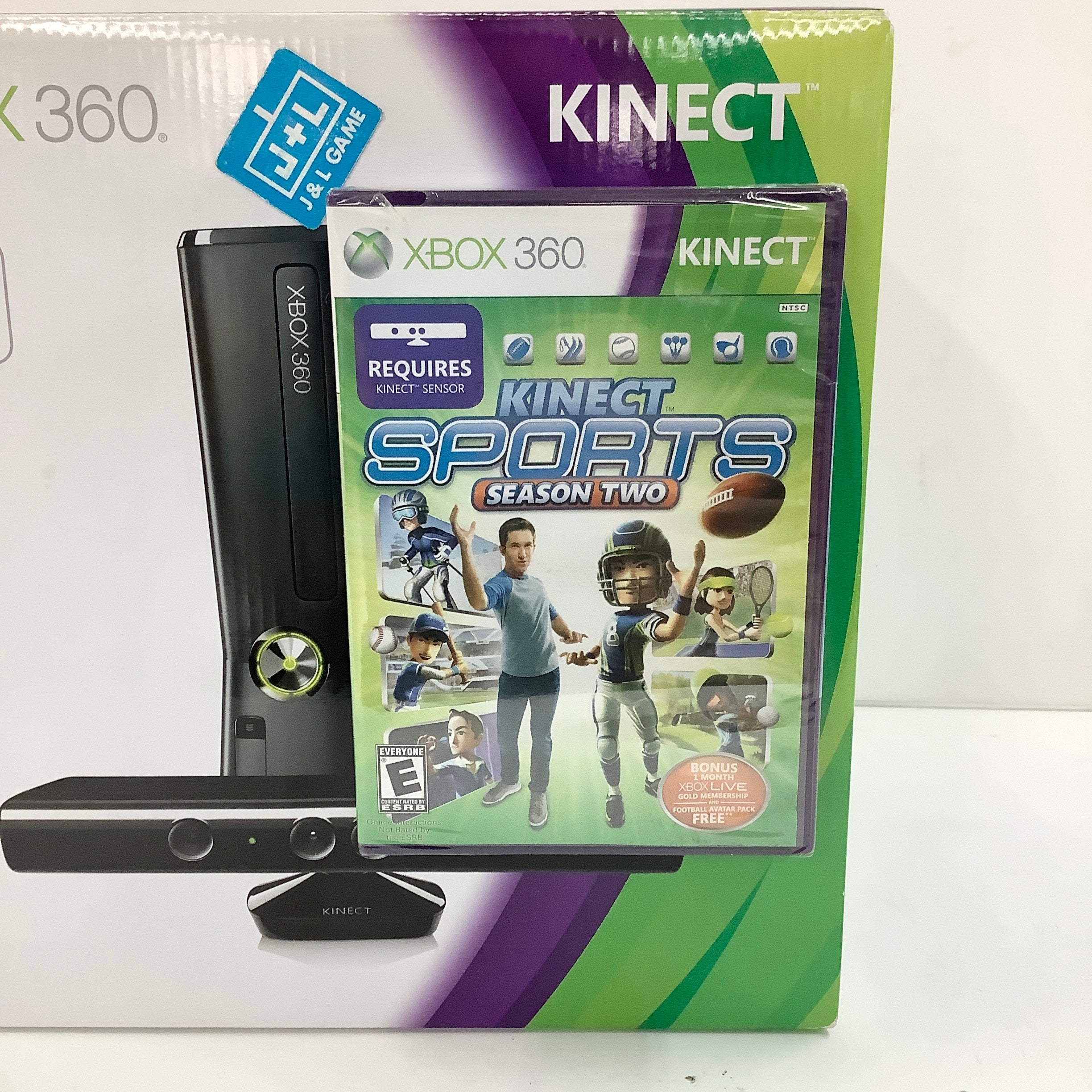 Xbox 360 4GB Console with Kinect (Black Bundle) - Xbox 360 Consoles Xbox