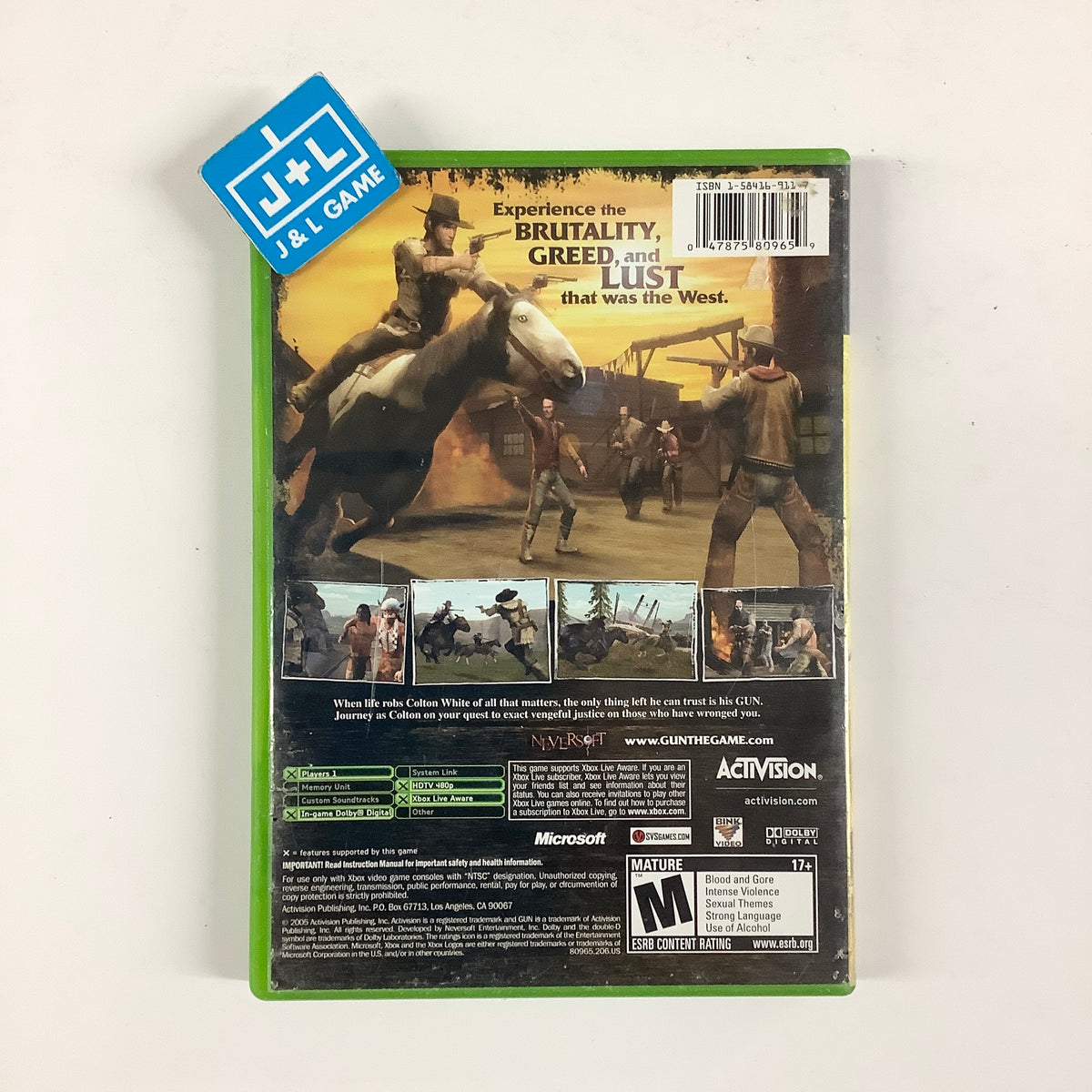 Gun - (XB) Xbox [Pre-Owned]