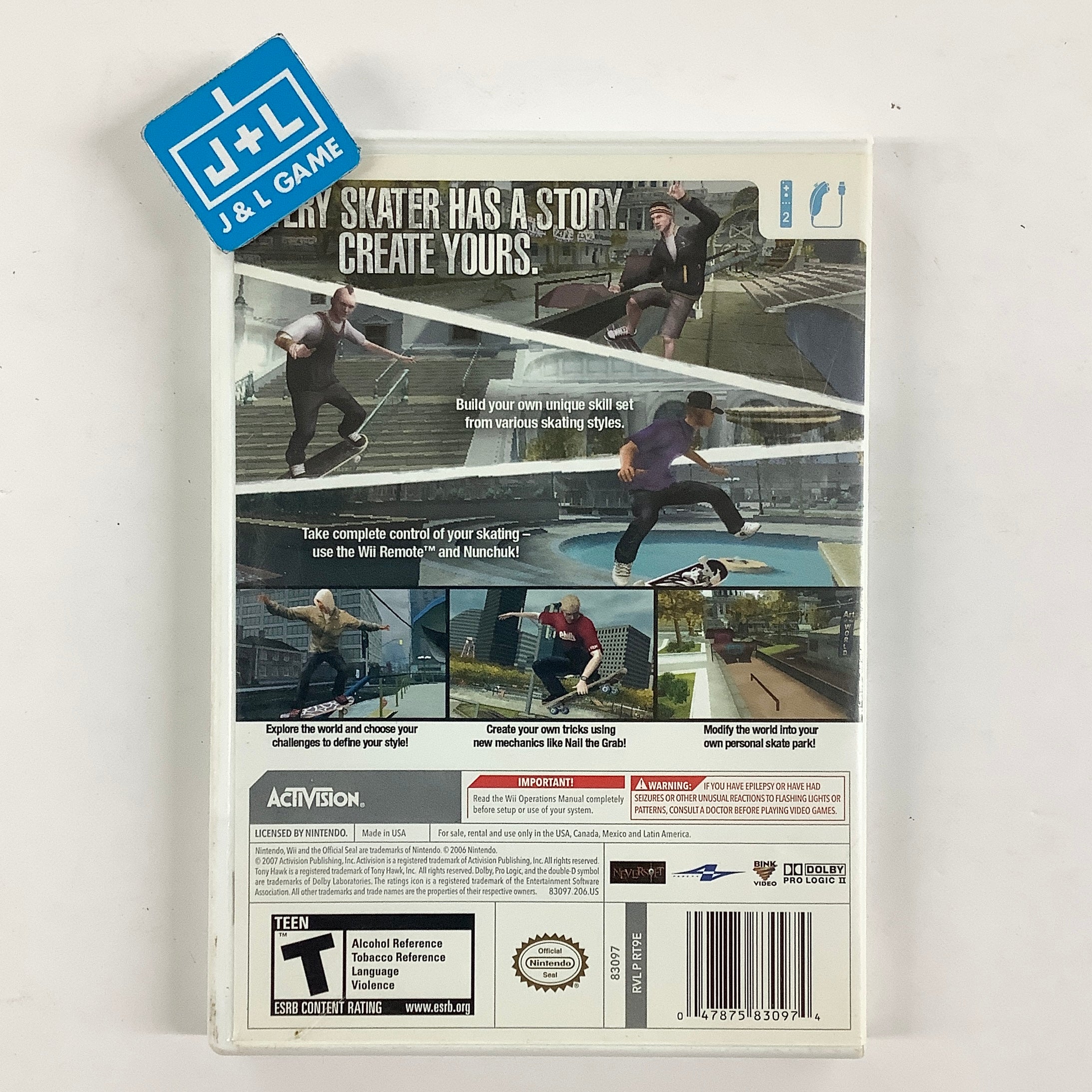 Tony Hawk's Proving Ground - Nintendo Wii [Pre-Owned] Video Games Activision