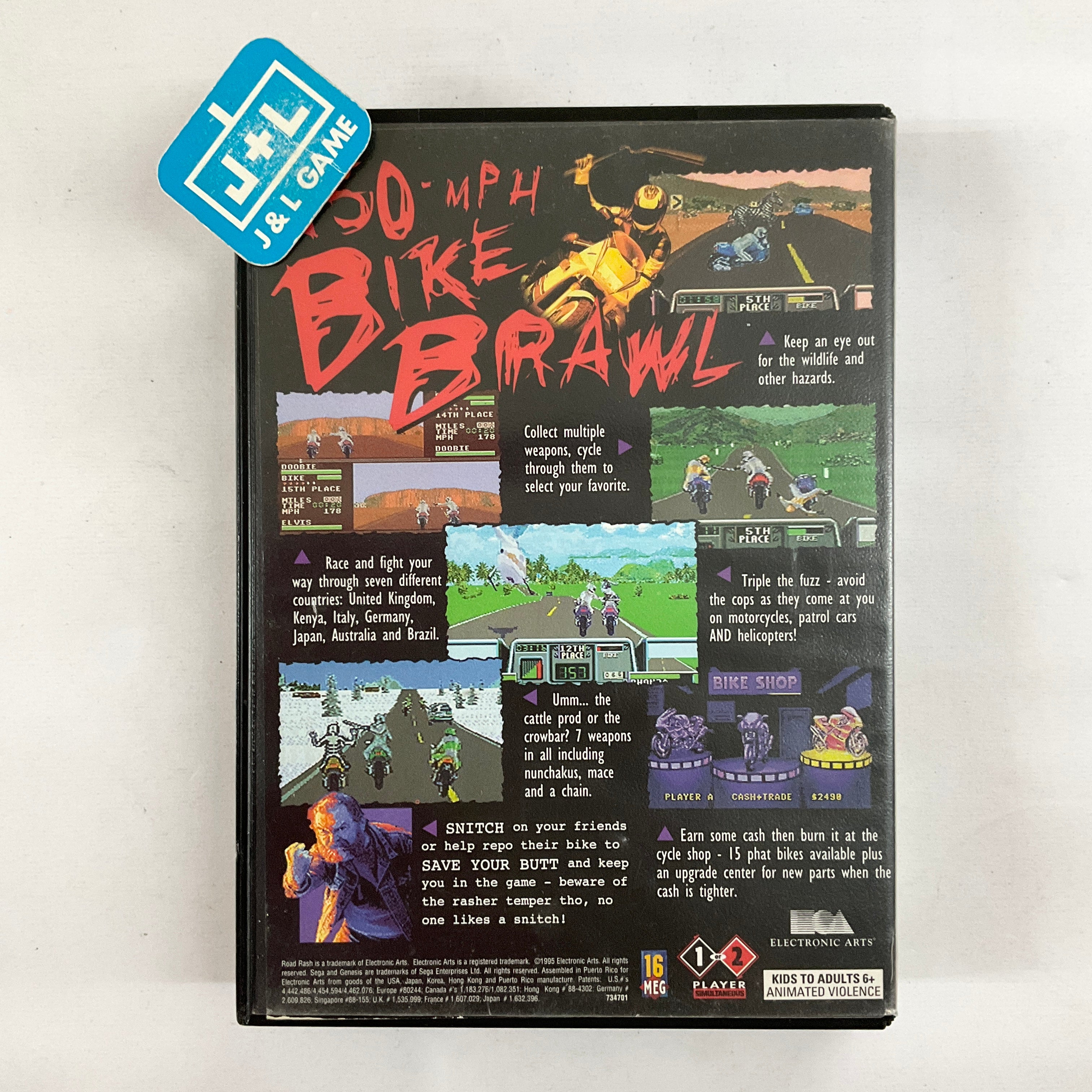 Road Rash 3 - (SG) SEGA Genesis [Pre-Owned] | J&L Game