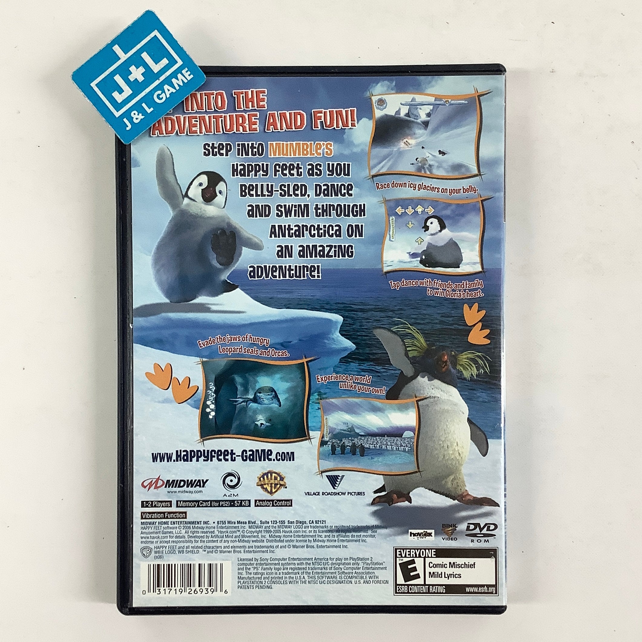 Happy Feet - (PS2) PlayStation 2 [Pre-Owned] Video Games Midway