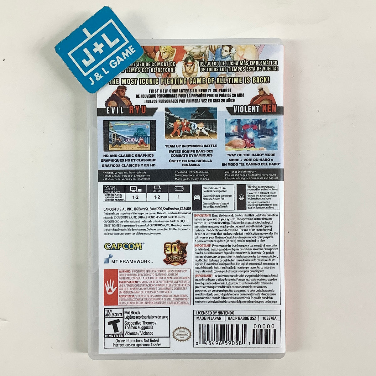 Ultra Street Fighter II: The Final Challengers - (NSW) Nintendo Switch [Pre-Owned] Video Games Capcom