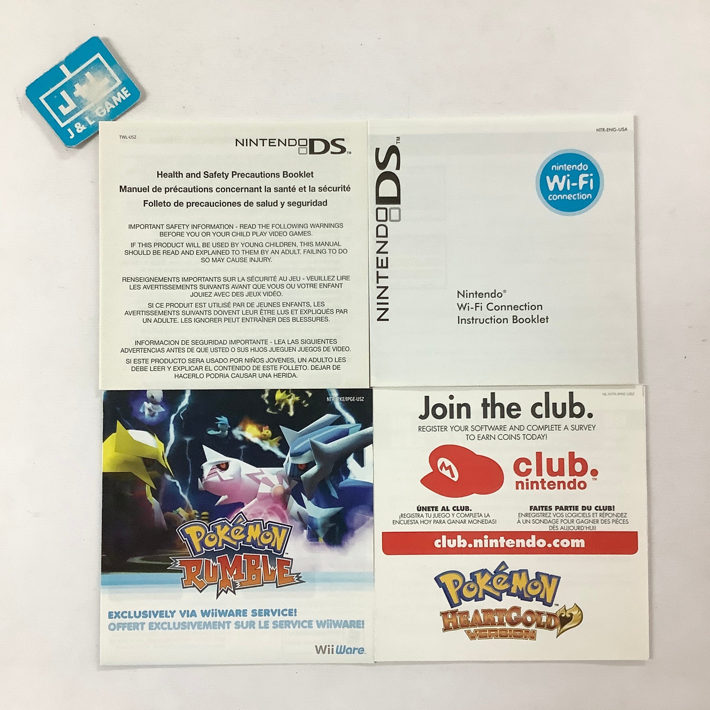 Pokemon HeartGold Version (w/ Pokewalker) - (NDS) Nintendo DS [Pre-Owned] Video Games Nintendo   