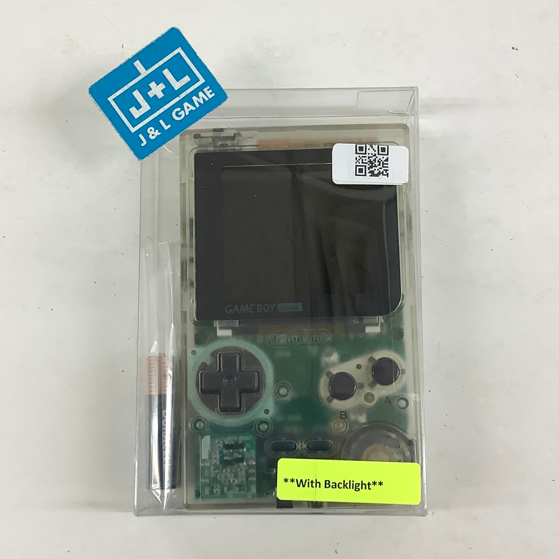 Nintendo Game Boy Pocket (Clear with Backlight) - (GBP) Game Boy Pocket [Pre-Owned] Consoles Nintendo
