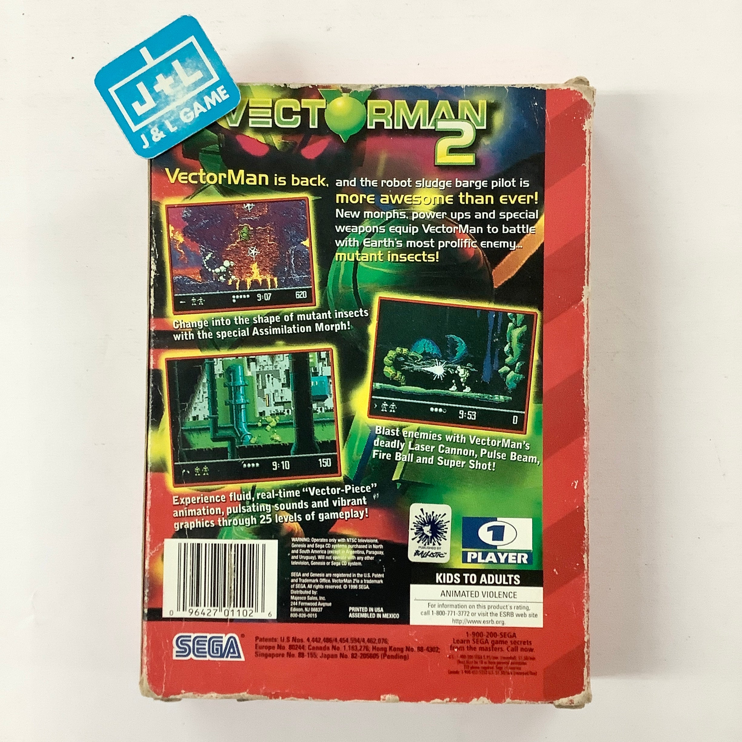 Vectorman 2 - (SG) SEGA Genesis [Pre-Owned] Video Games Sega   