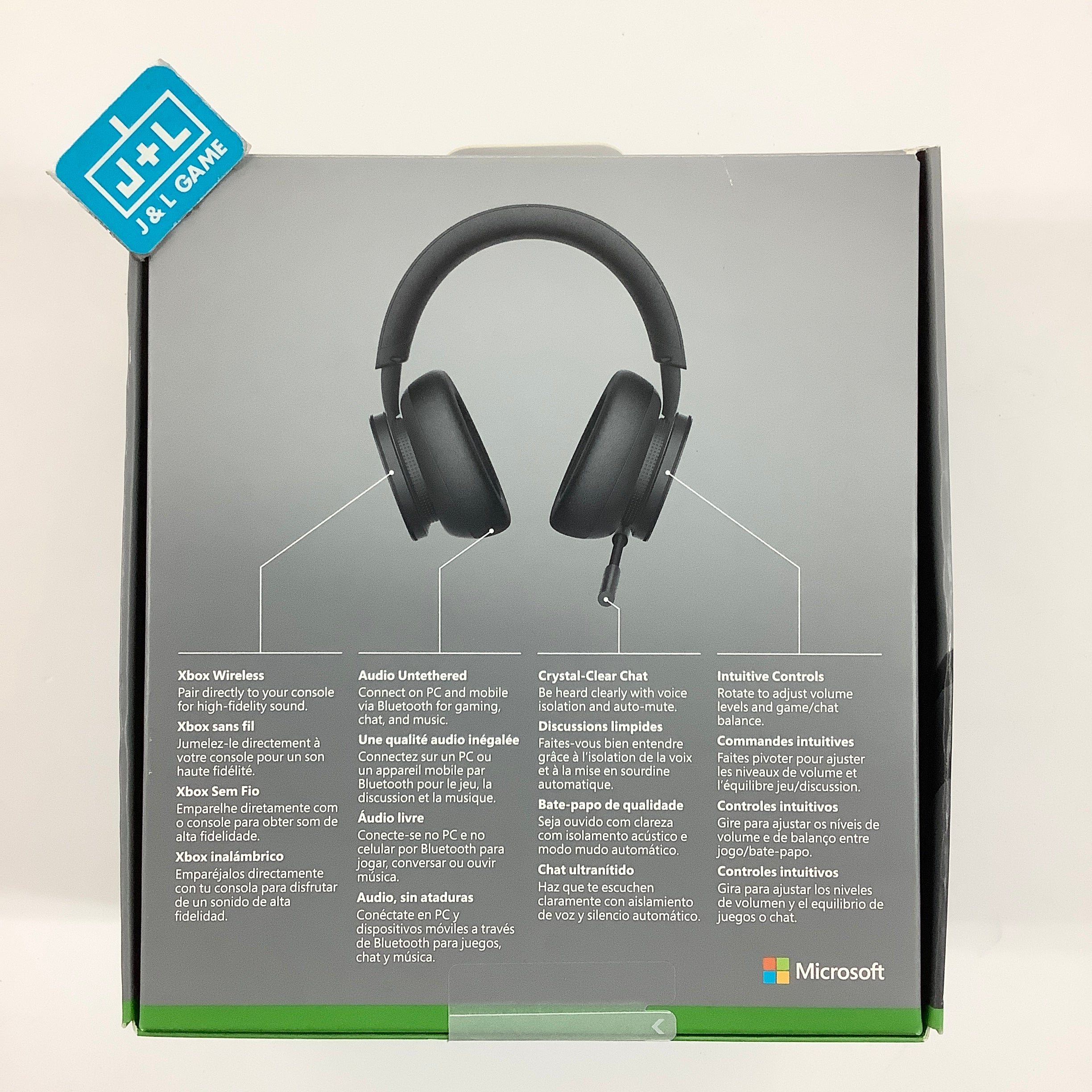 Microsoft Xbox Series X Wireless Stereo Headset (2024 Model) – Over Ear Headphones – Spatial Audio with Dolby Atmos, Windows Sonic Series X|S, One, Windows PC, Mobile (Carbon Black) - (XSX) Xbox Series X ACCESSORIES Xbox