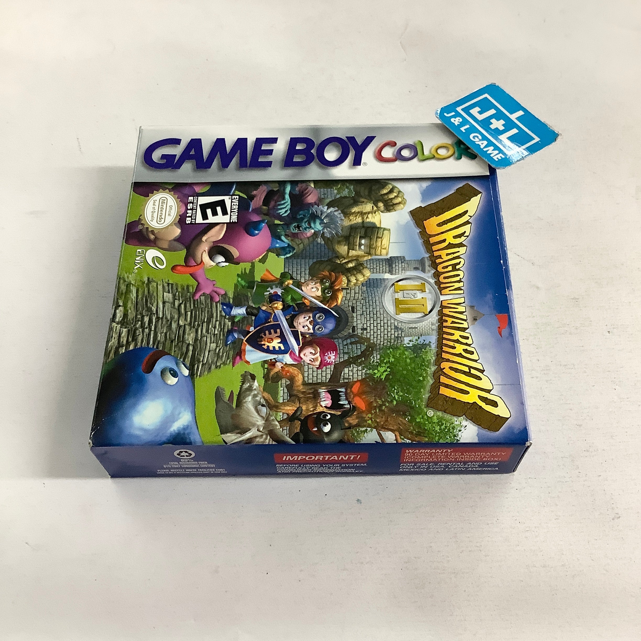 Dragon Warrior I & II - (GBC) Game Boy Color [Pre-Owned] Video Games Enix Corporation
