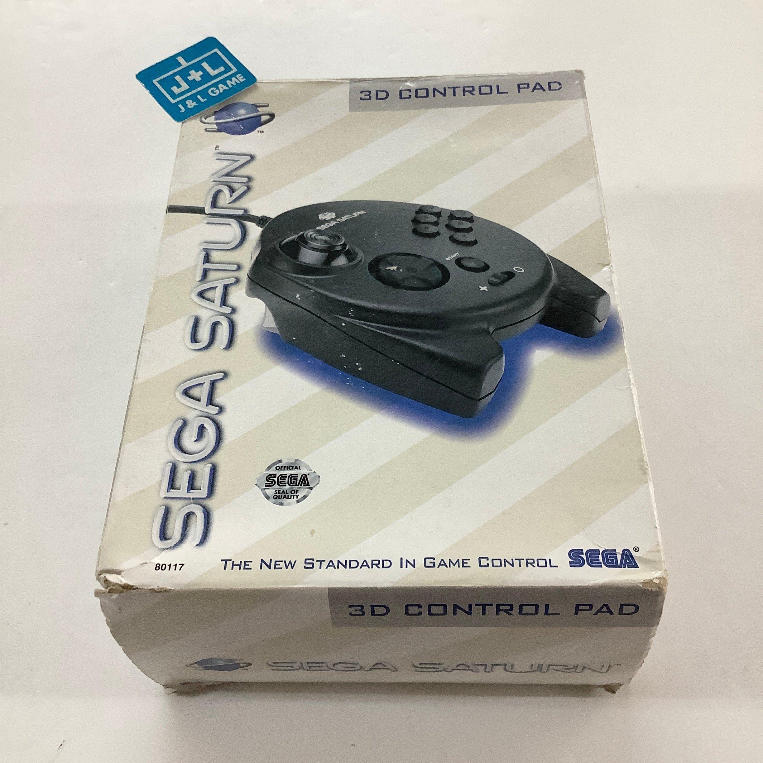 Sega Saturn Official 3D Control Pad (Black) - (SS) SEGA Saturn [Pre-Owned] Accessories SEGA