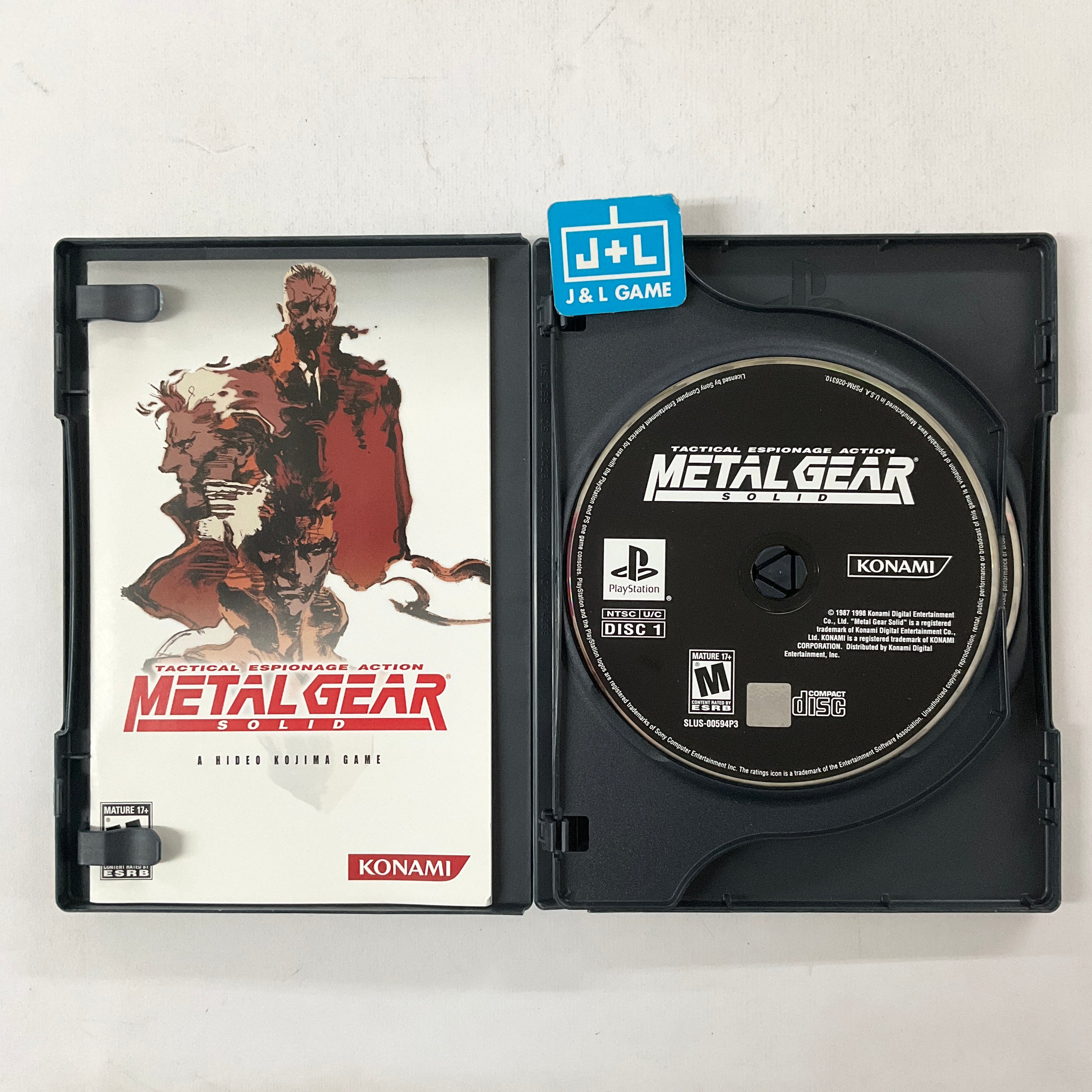 Metal Gear Solid Tactical Espionage Action - (PS1) PlayStation 1 [Pre-Owned] Video Games Konami