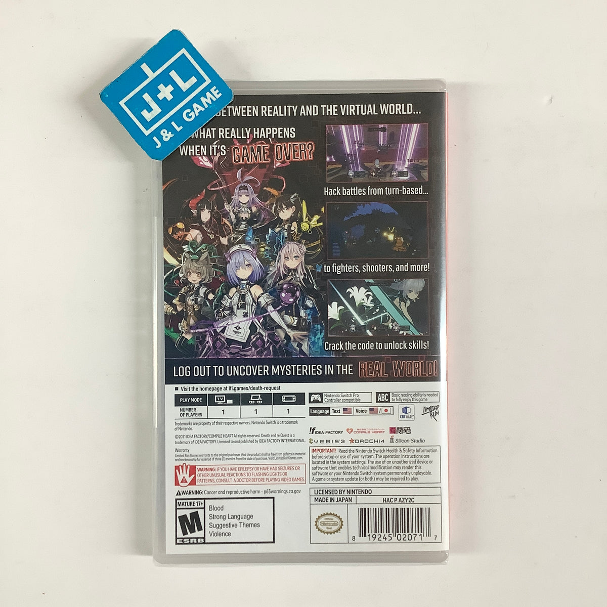 Death end re;Quest - (NSW) Nintendo Switch Video Games Idea Factory