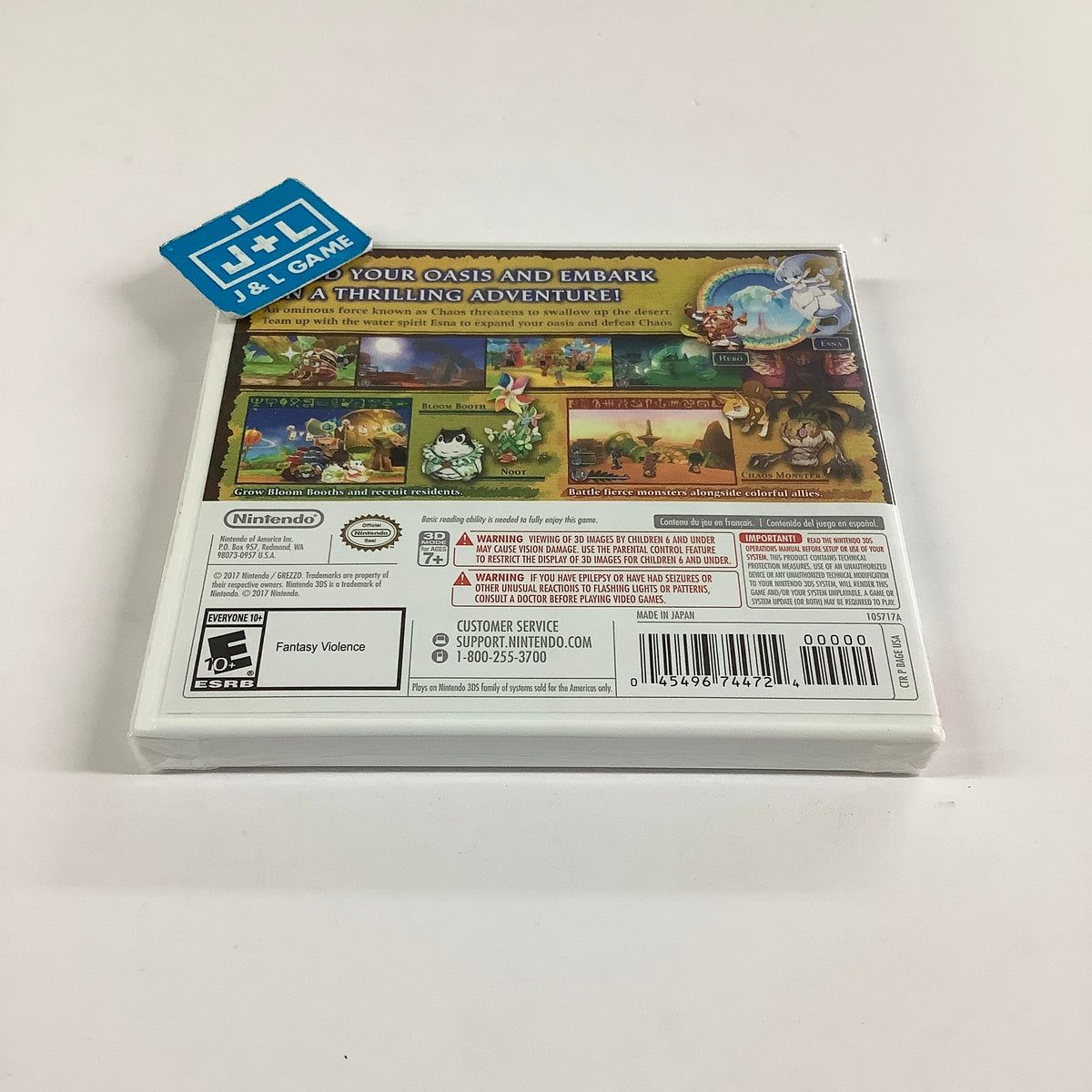 Ever Oasis - Nintendo 3DS Video Games Nintendo