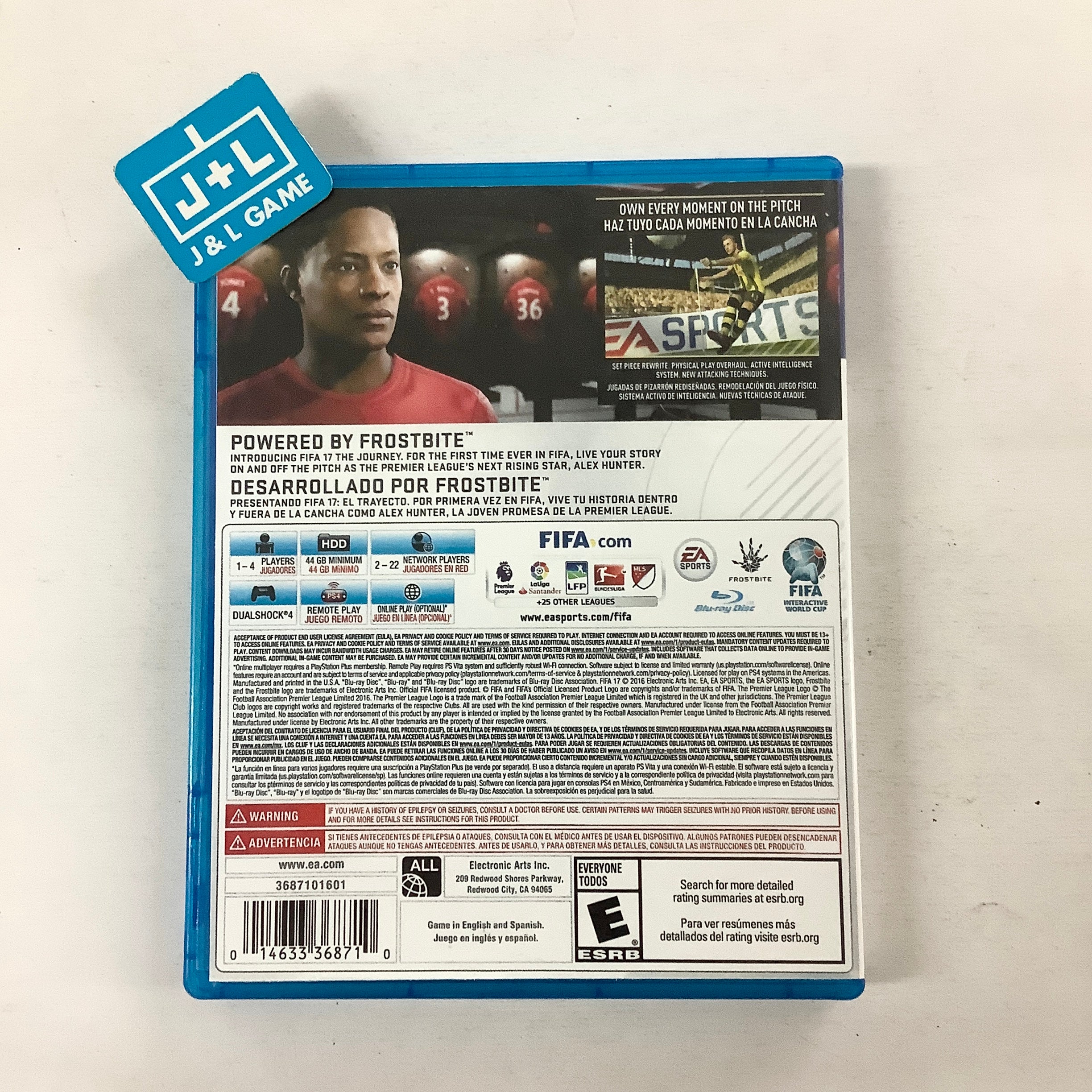 FIFA 17 - (PS4) PlayStation 4 [Pre-Owned] | J&L Game