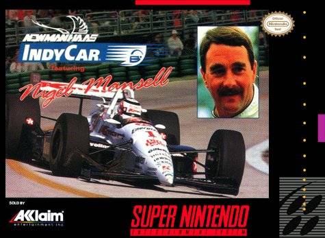 Newman/Haas Indy Car featuring Nigel Mansell - (SNES) Super Nintendo [Pre-Owned] Video Games Acclaim   