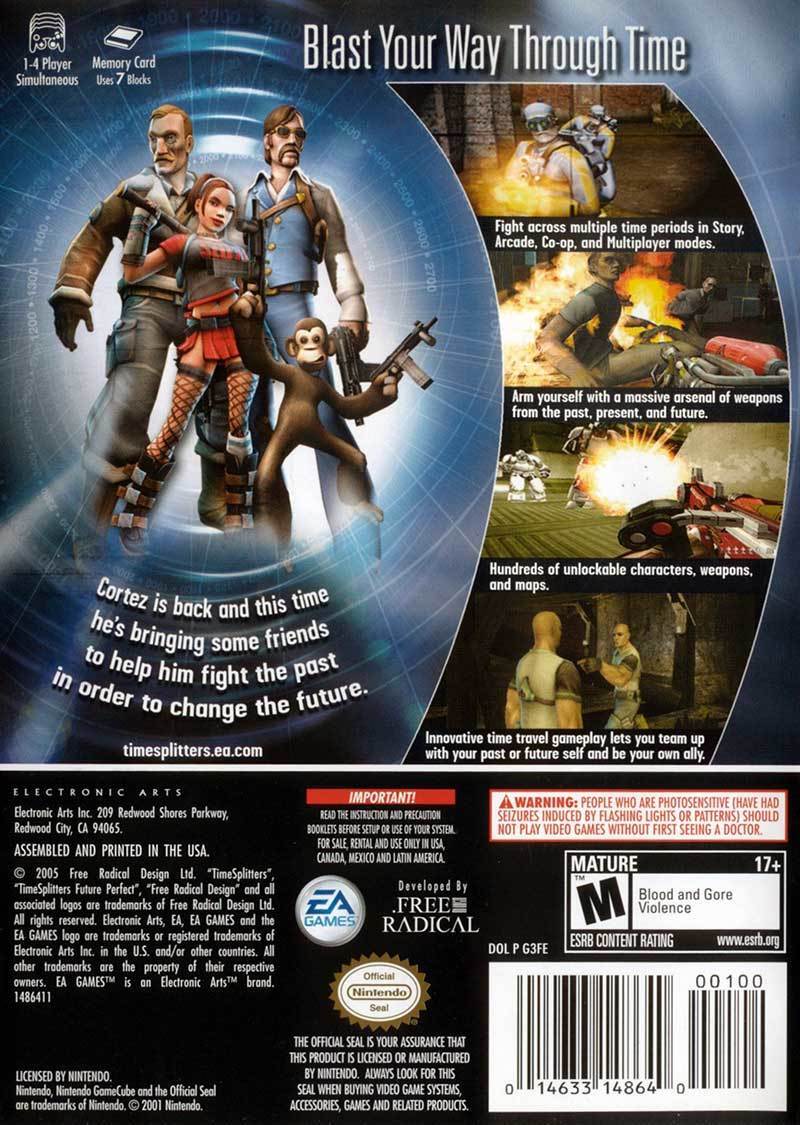 TimeSplitters: Future Perfect - (GC) GameCube [Pre-Owned] Video Games Electronic Arts