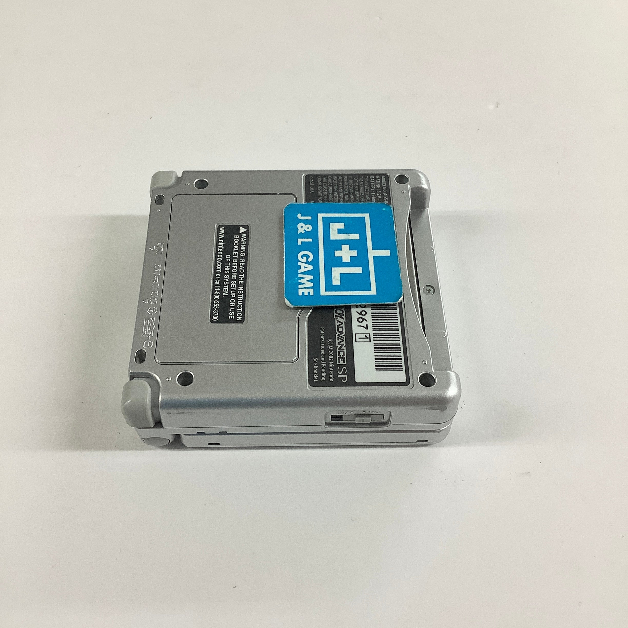 Nintendo Game Boy Advance SP Console AGS-001 (Silver) - (GBA) Game Boy Advance SP [Pre-Owned]