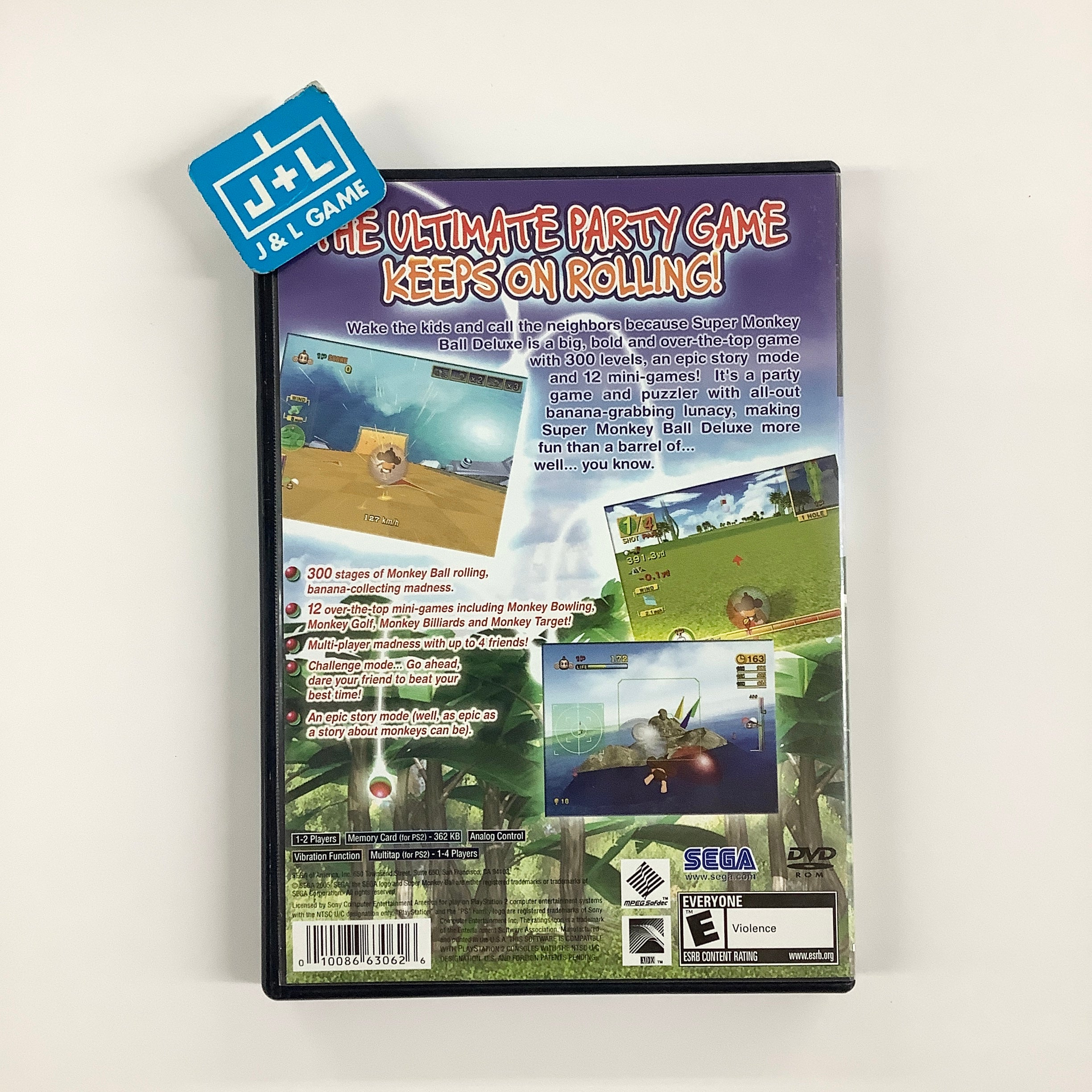 Super Monkey Ball Deluxe - (PS2) PlayStation 2 [Pre-Owned] Video Games Sega