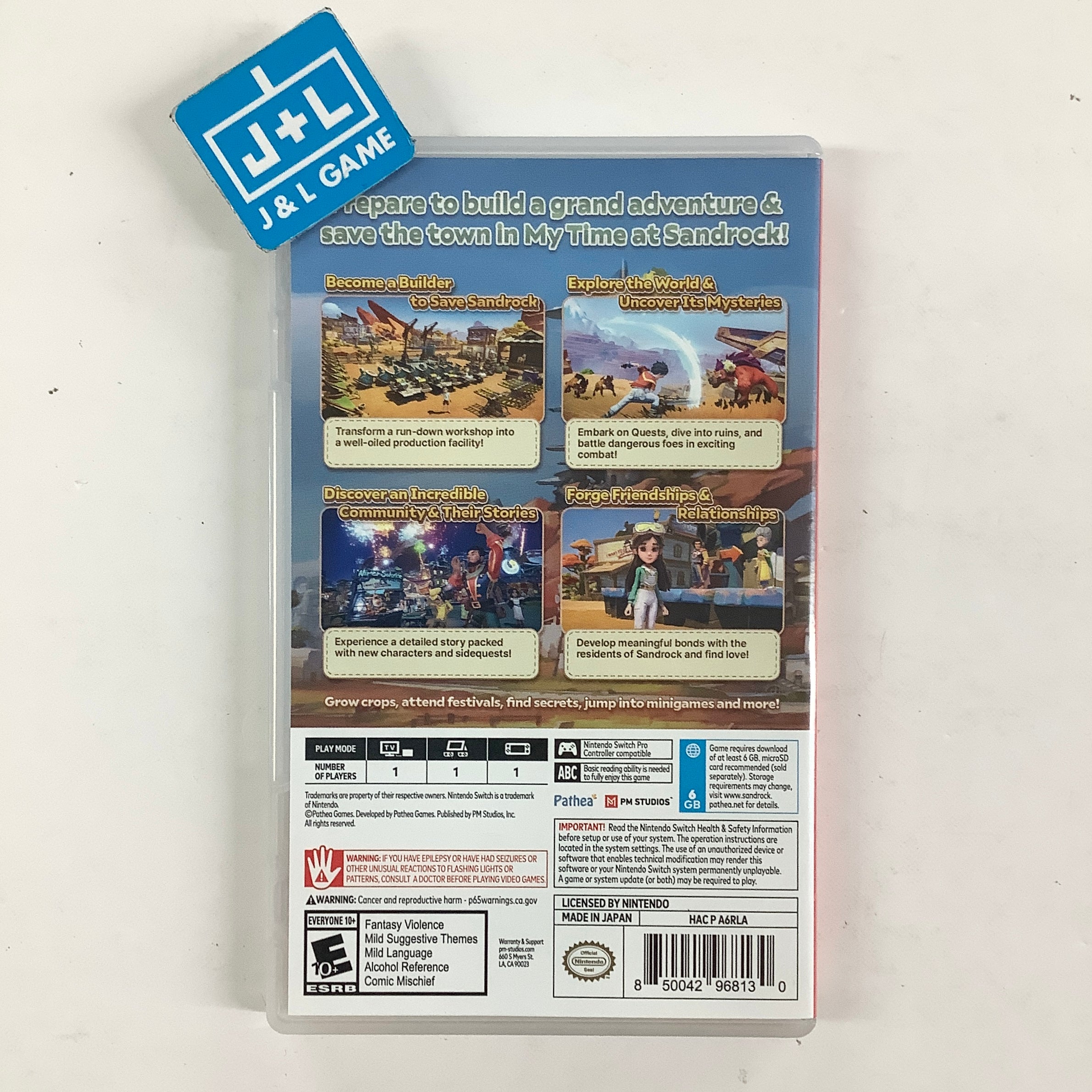 My Time at Sandrock - (NSW) Nintendo Switch [Pre-Owned] Video Games PM Studios