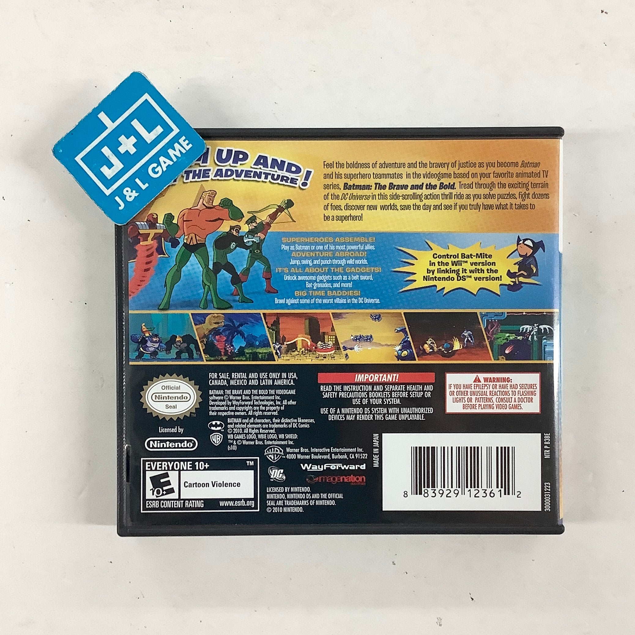 Batman: The Brave and the Bold The Videogame - (NDS) Nintendo DS [Pre-Owned] Video Games Warner Bros. Interactive Entertainment