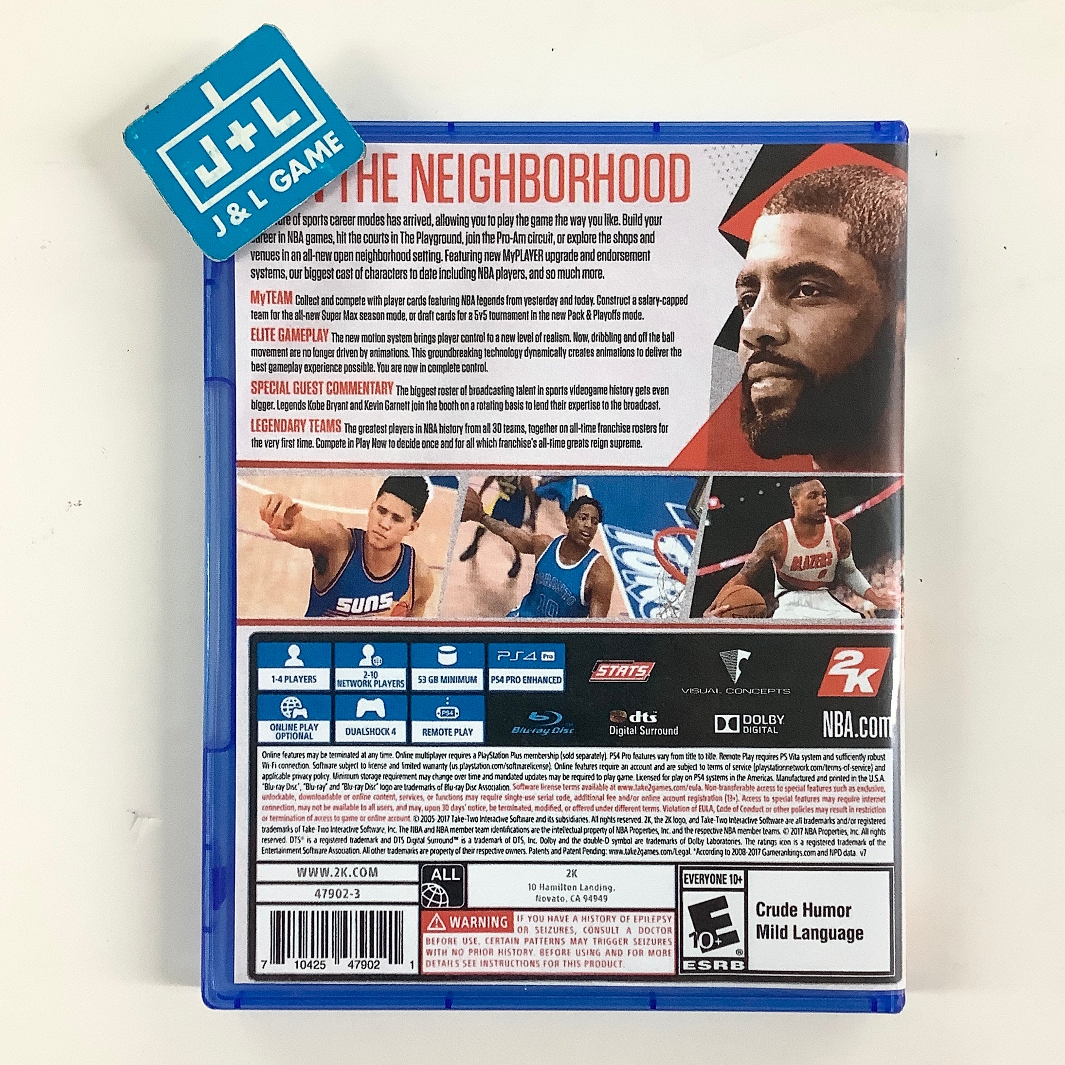 NBA 2K18 - (PS4) PlayStation 4 [Pre-Owned] Video Games 2K Games