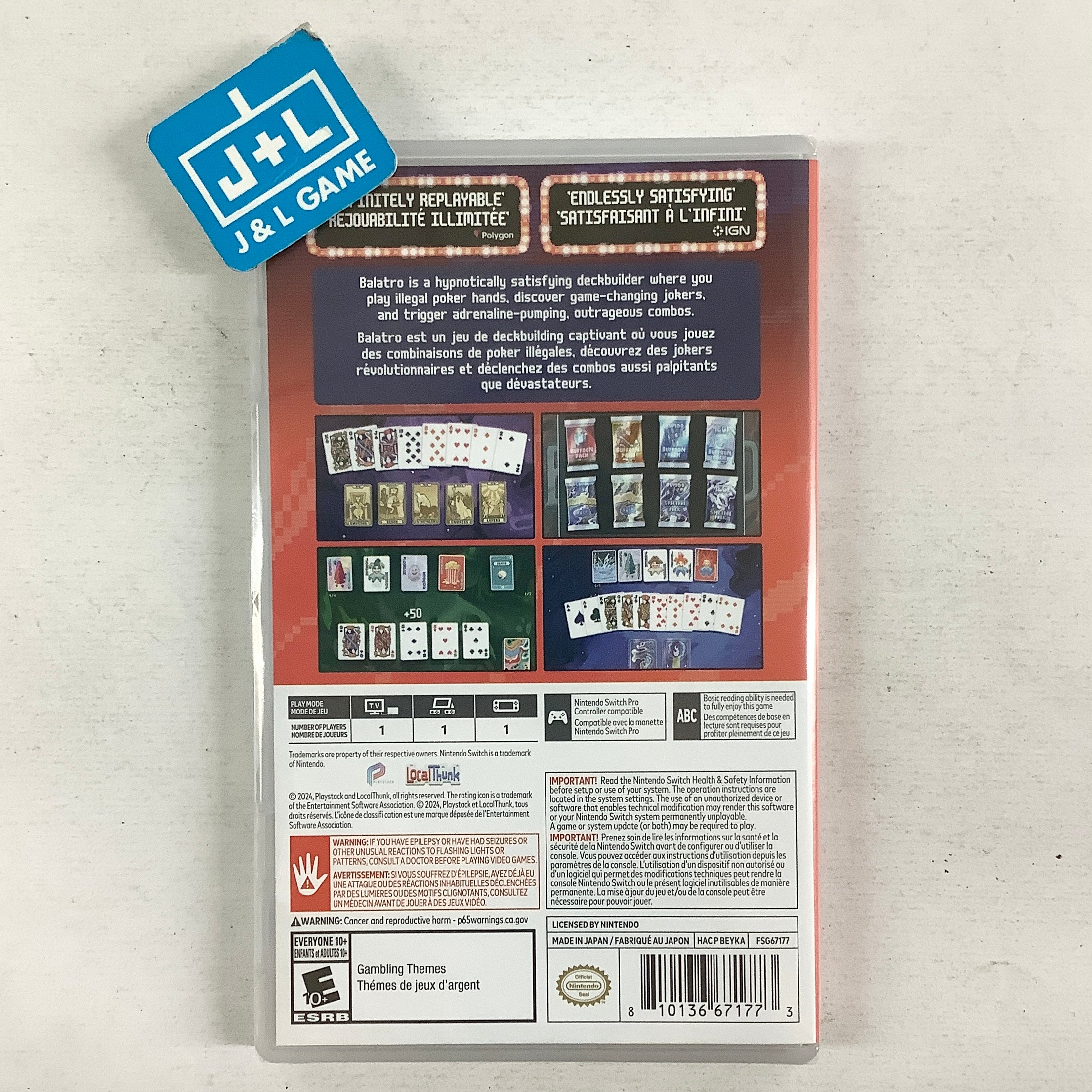 Balatro Special Edition - (NSW) Nintendo Switch Video Games Fireshine Games