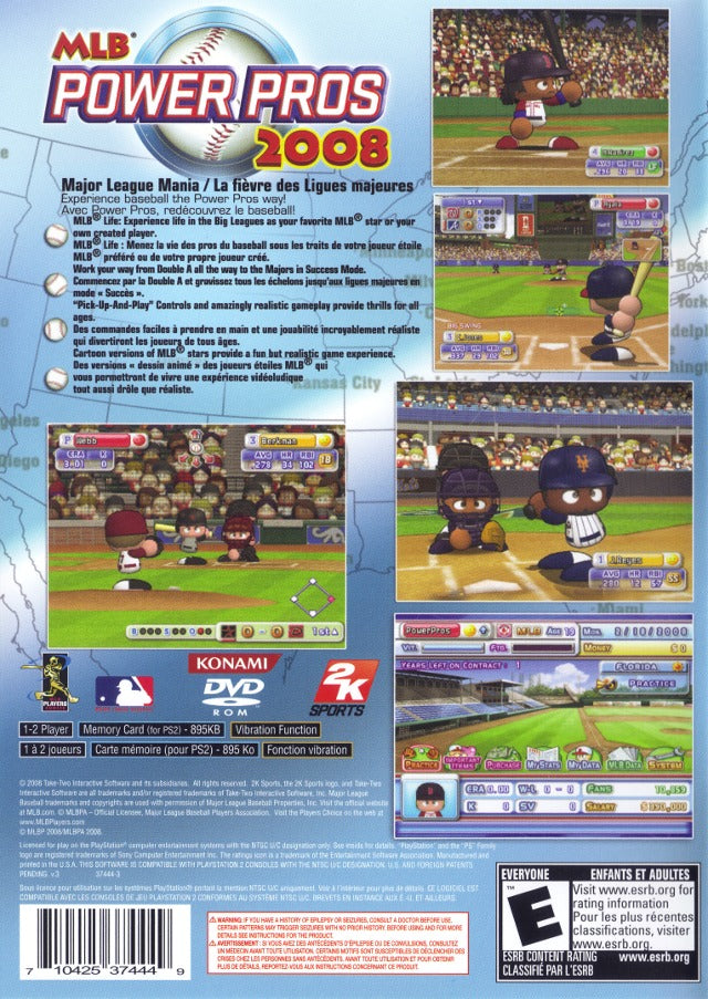 MLB Power Pros 2008 - (PS2) PlayStation 2 [Pre-Owned] Video Games 2K Sports   
