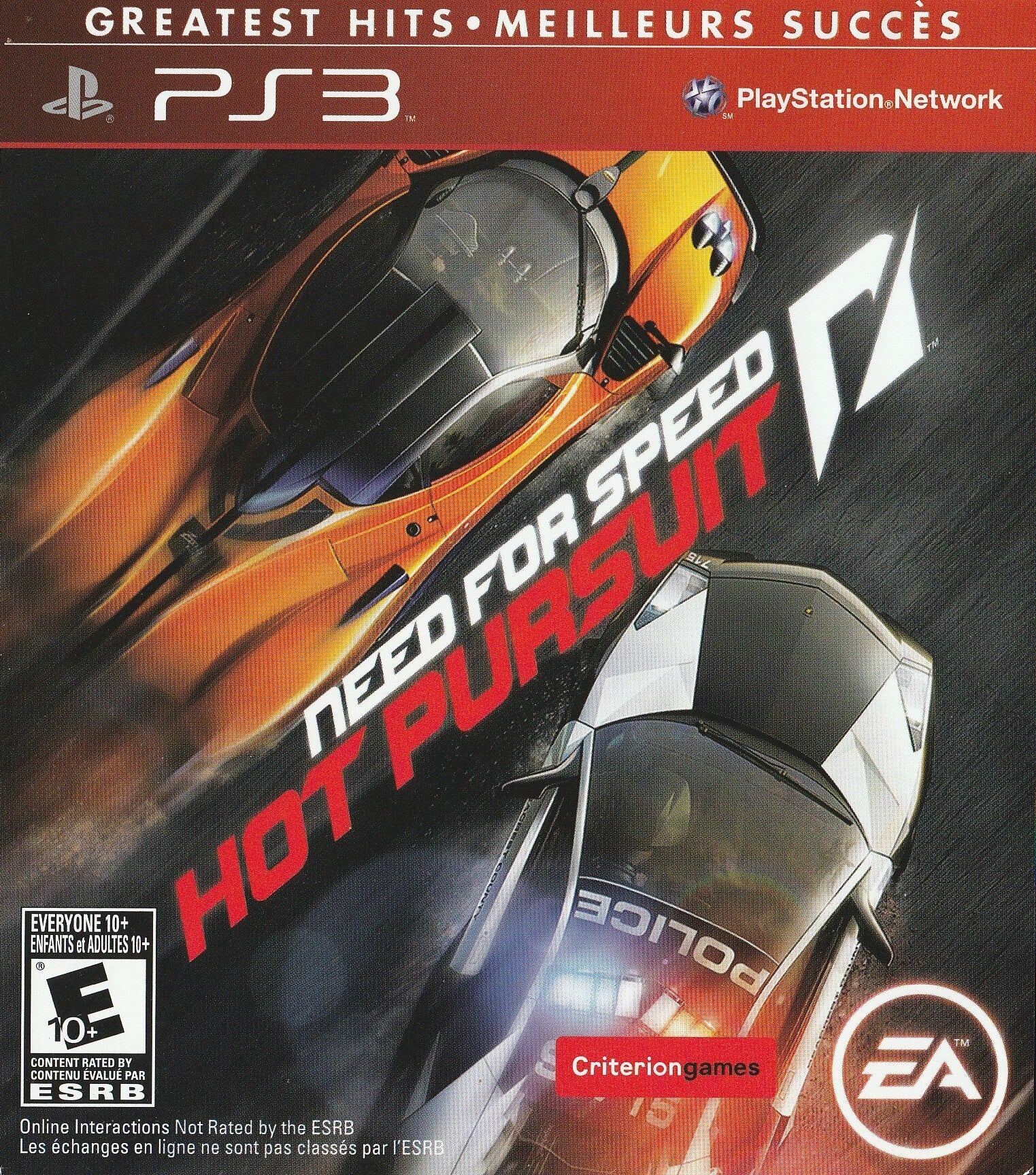 Need for Speed: Hot Pursuit (Greatest Hits) - (PS3) PlayStation 3 [Pre-Owned] Video Games Electronic Arts