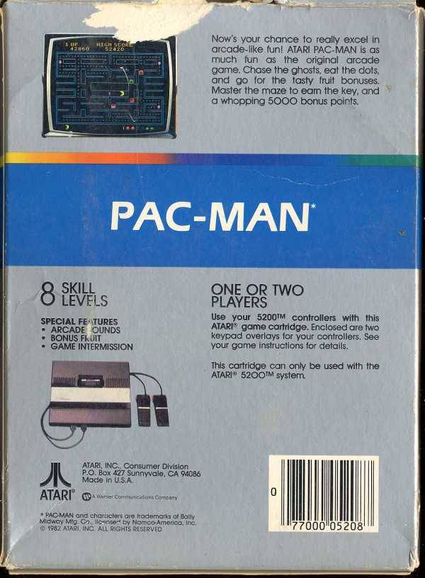 Pac-Man - (A52) Atari 5200 [Pre-Owned]