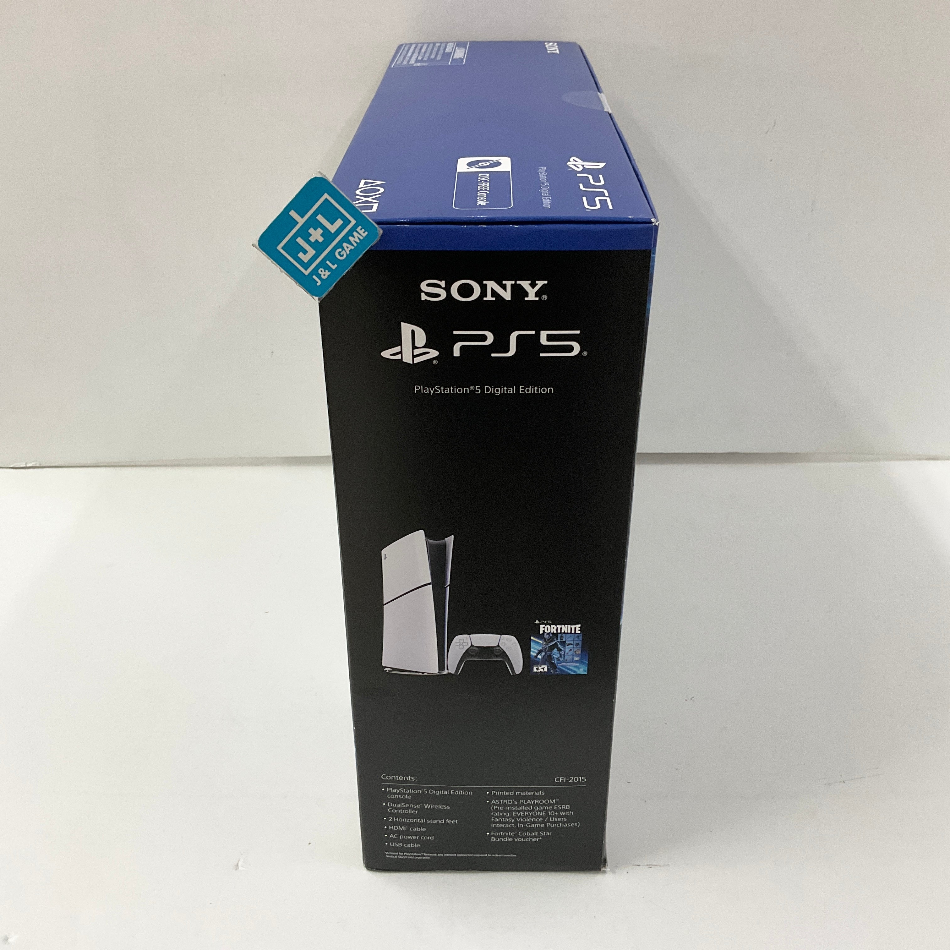 SONY PlayStation 5 Digital Edition Console (Fortnite Cobalt Star Disc Edition) (Model CFI-2015) - (PS5) PlayStation 5 CONSOLE PlayStation