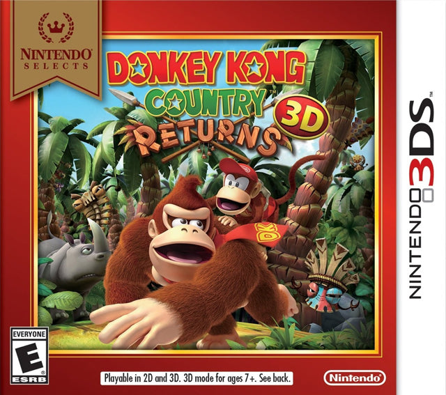 Donkey Kong Country Returns 3D (Nintendo Selects) - Nintendo 3DS [Pre-Owned]