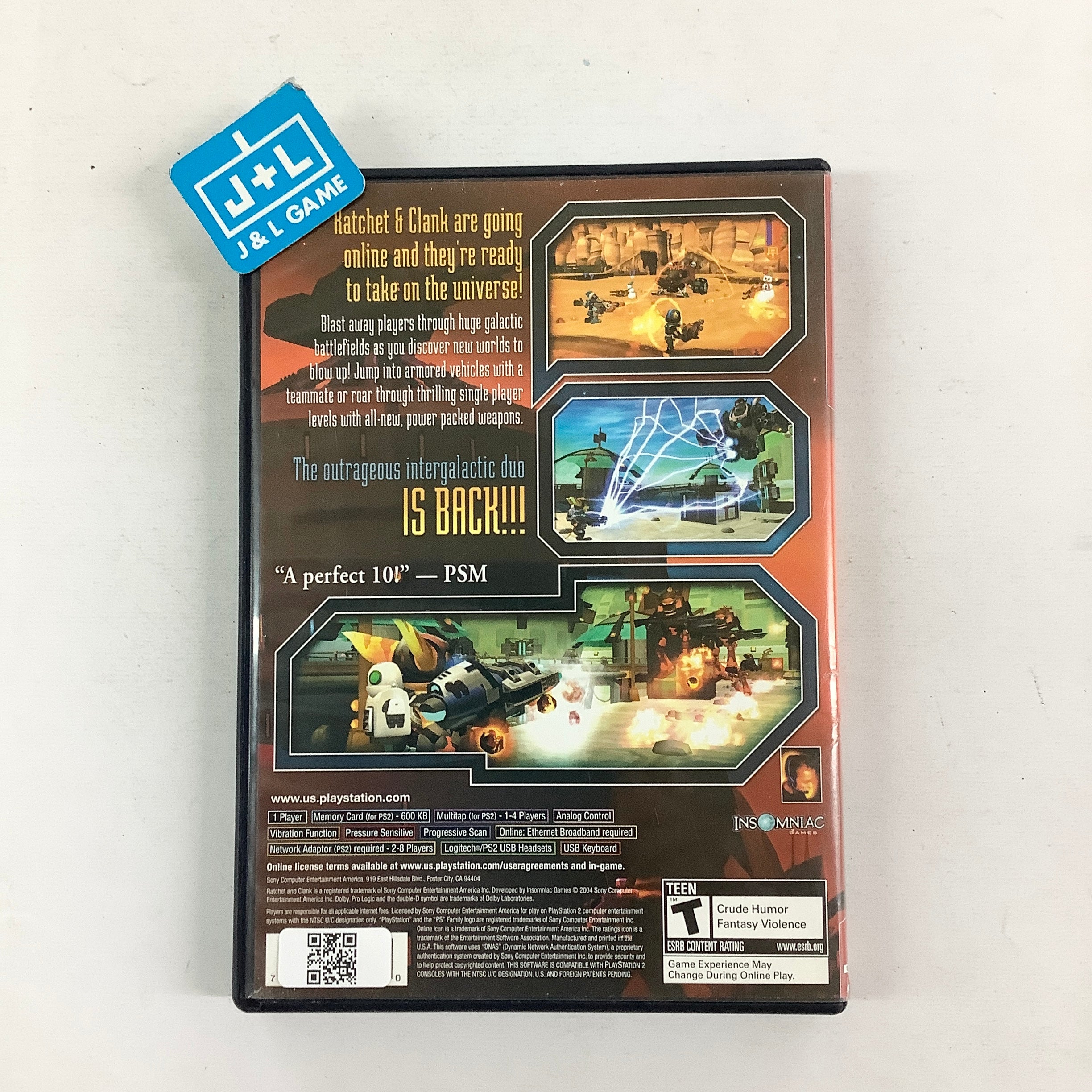 Ratchet & Clank: Up Your Arsenal (Greatest Hits) - (PS2) PlayStation 2 [Pre-Owned] Video Games SCEA